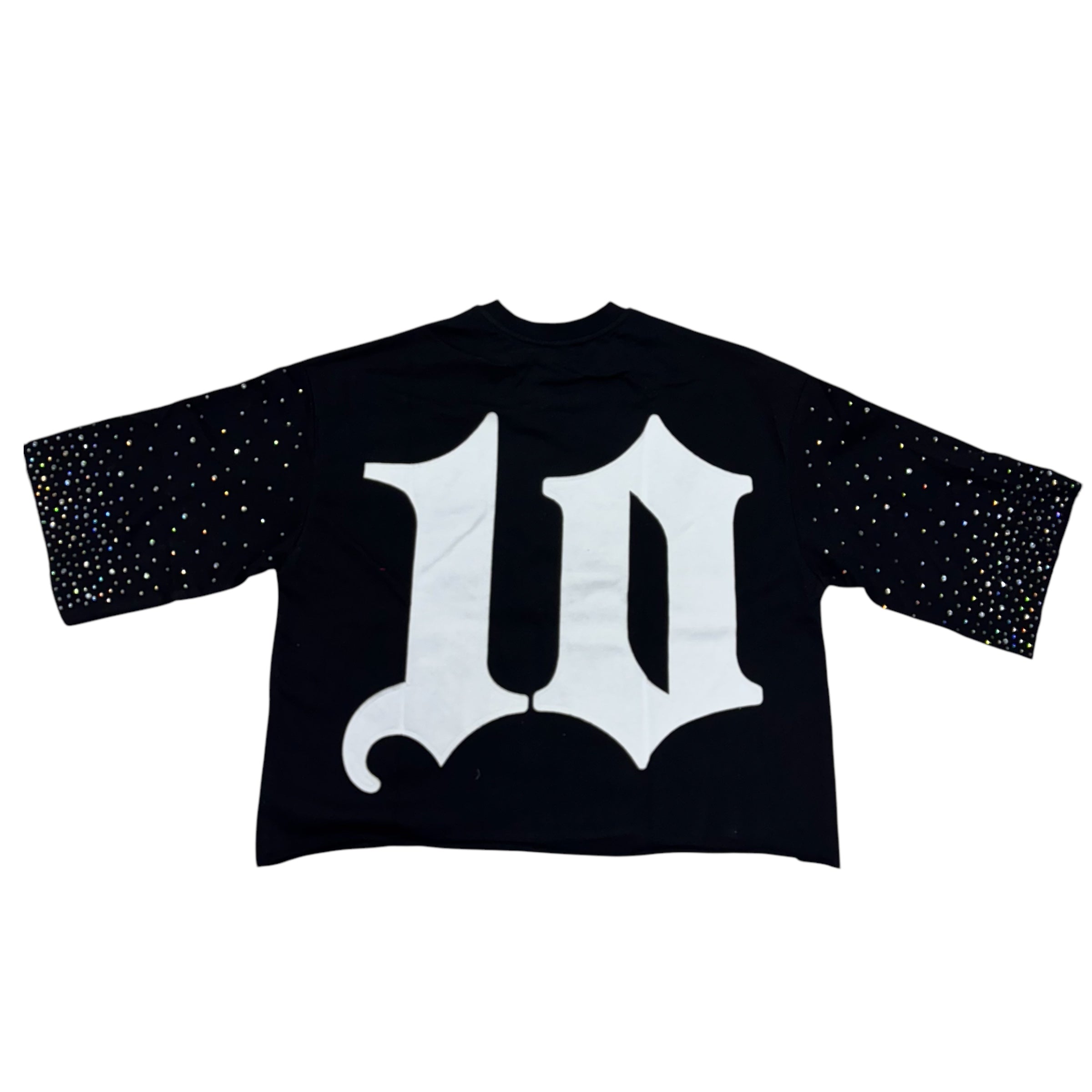 SYN Rhinestone Richer Than My Opps Black/White SYAN-4 M