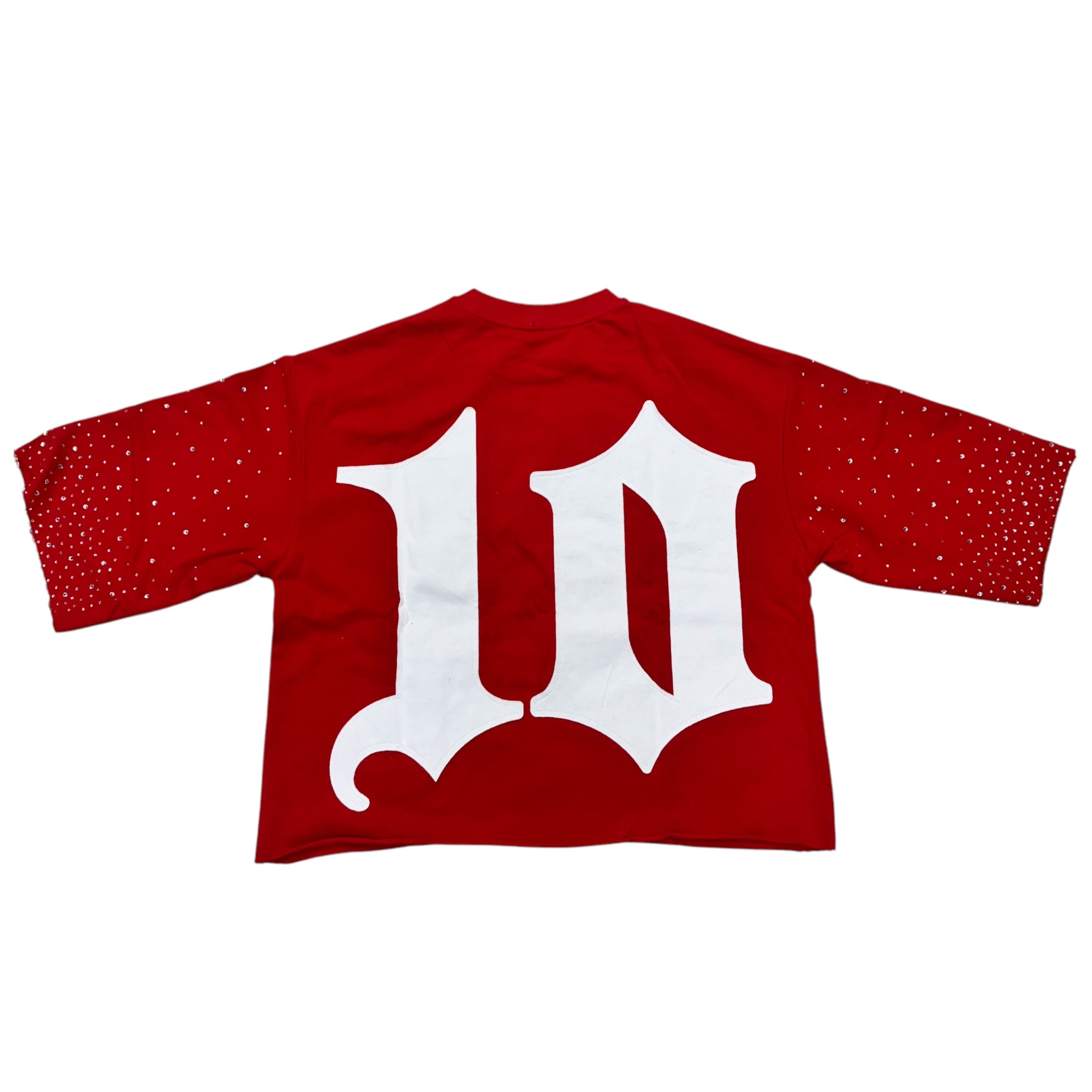 SYN Rhinestone Richer Than My Opps Red/White SYAN-5 M