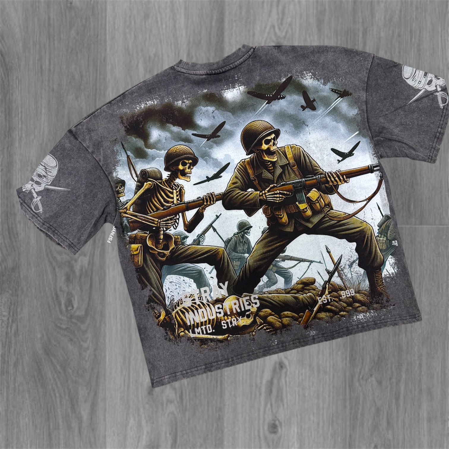 Stray - Apocalypse T-shirt - Charcoal- 1753
