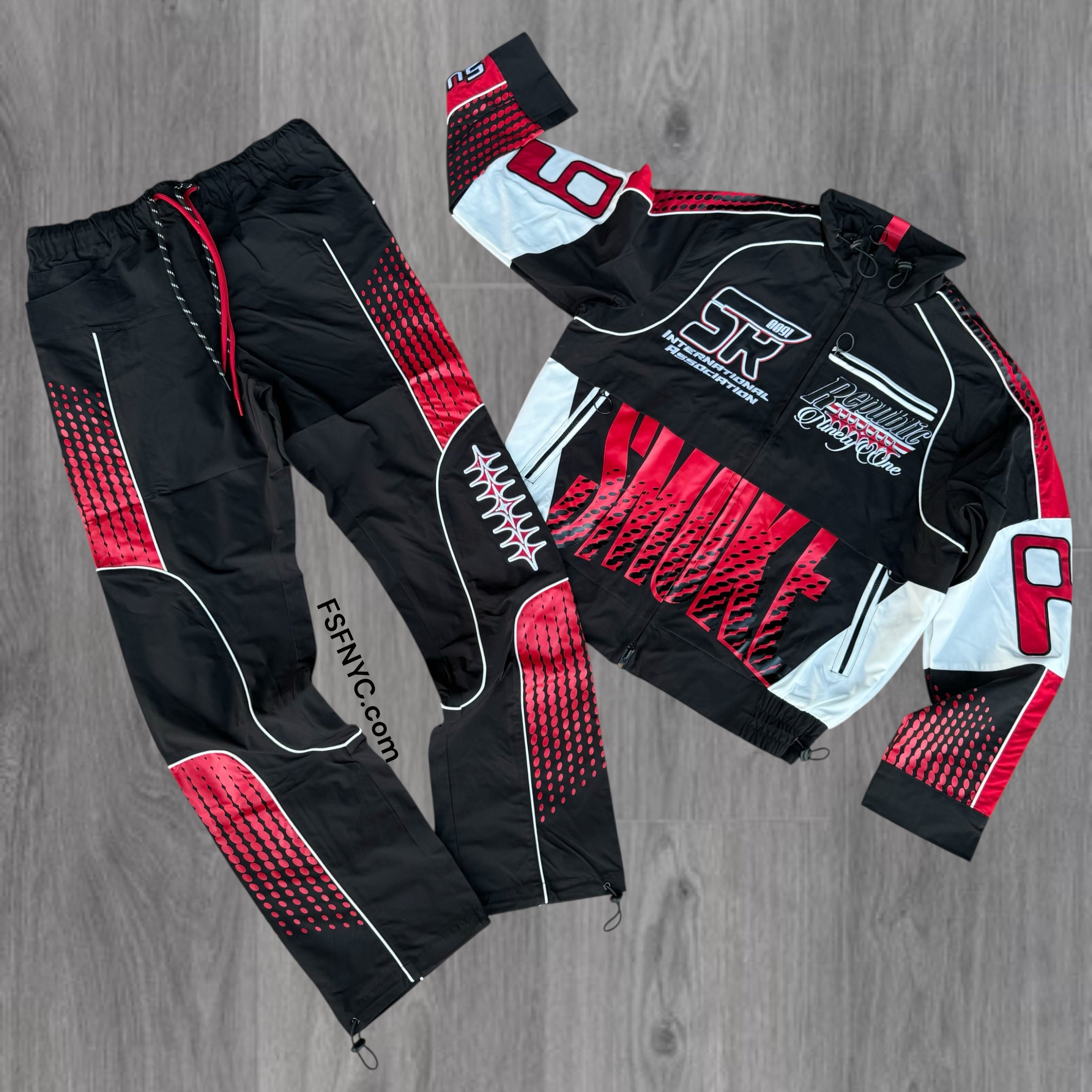 Rise - The Summit Windbreaker Set - RED - 25689