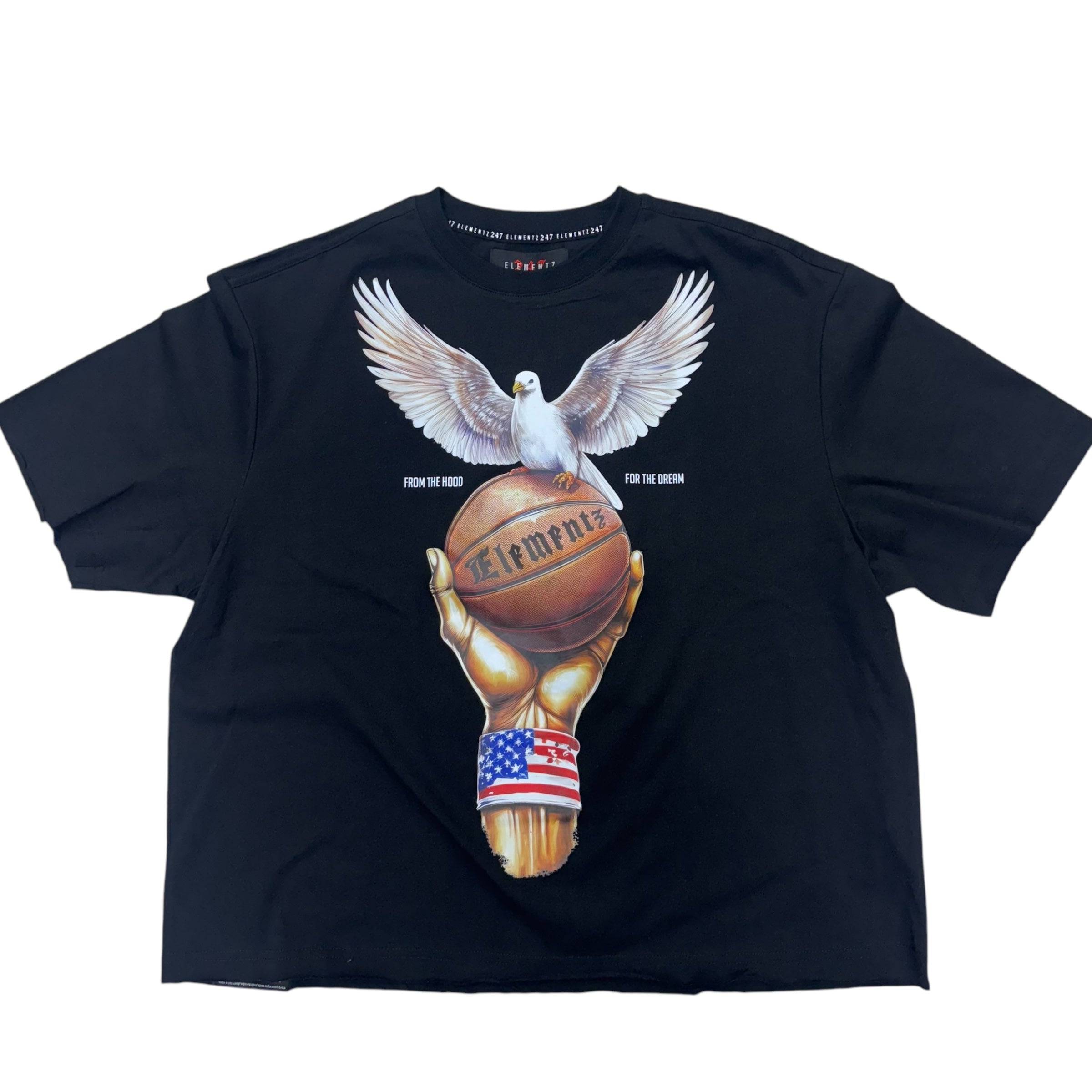Elementz From The Hood For The Dream T-Shirt Black El-25288