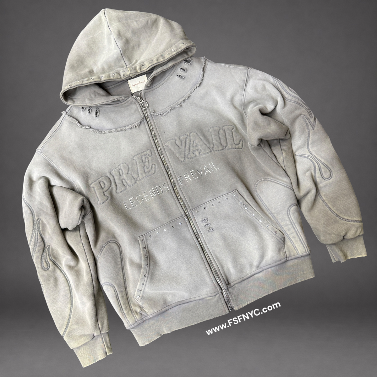 Prevail - Legends Hoodie - Gray
