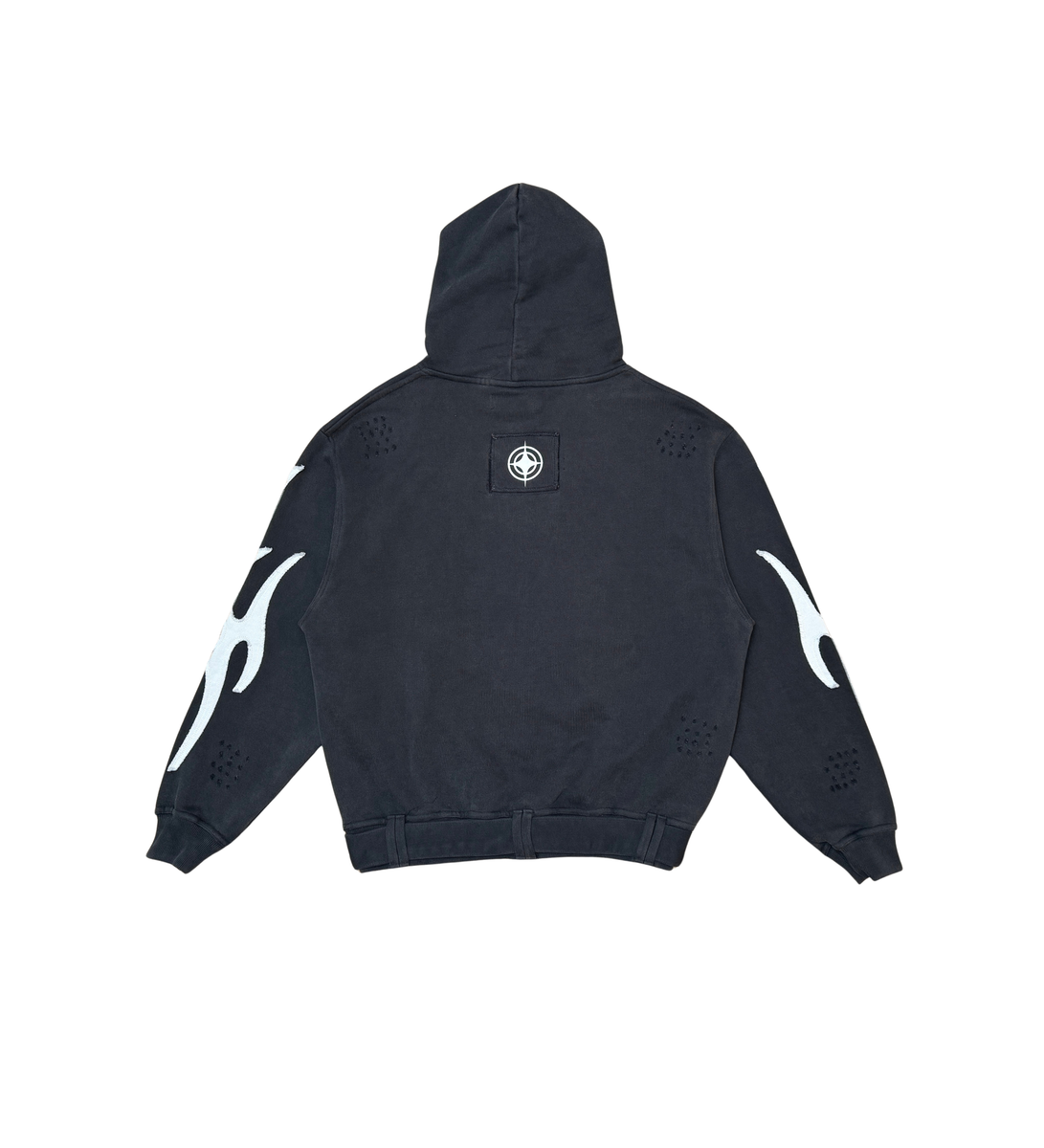 WRATHBOY - OPIUM wrath Belt Hoodie - Black - 028A