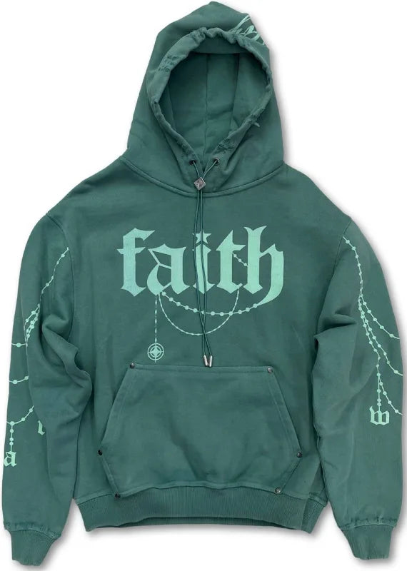 WRATHBOY - Faith Hoodie - Green - 052