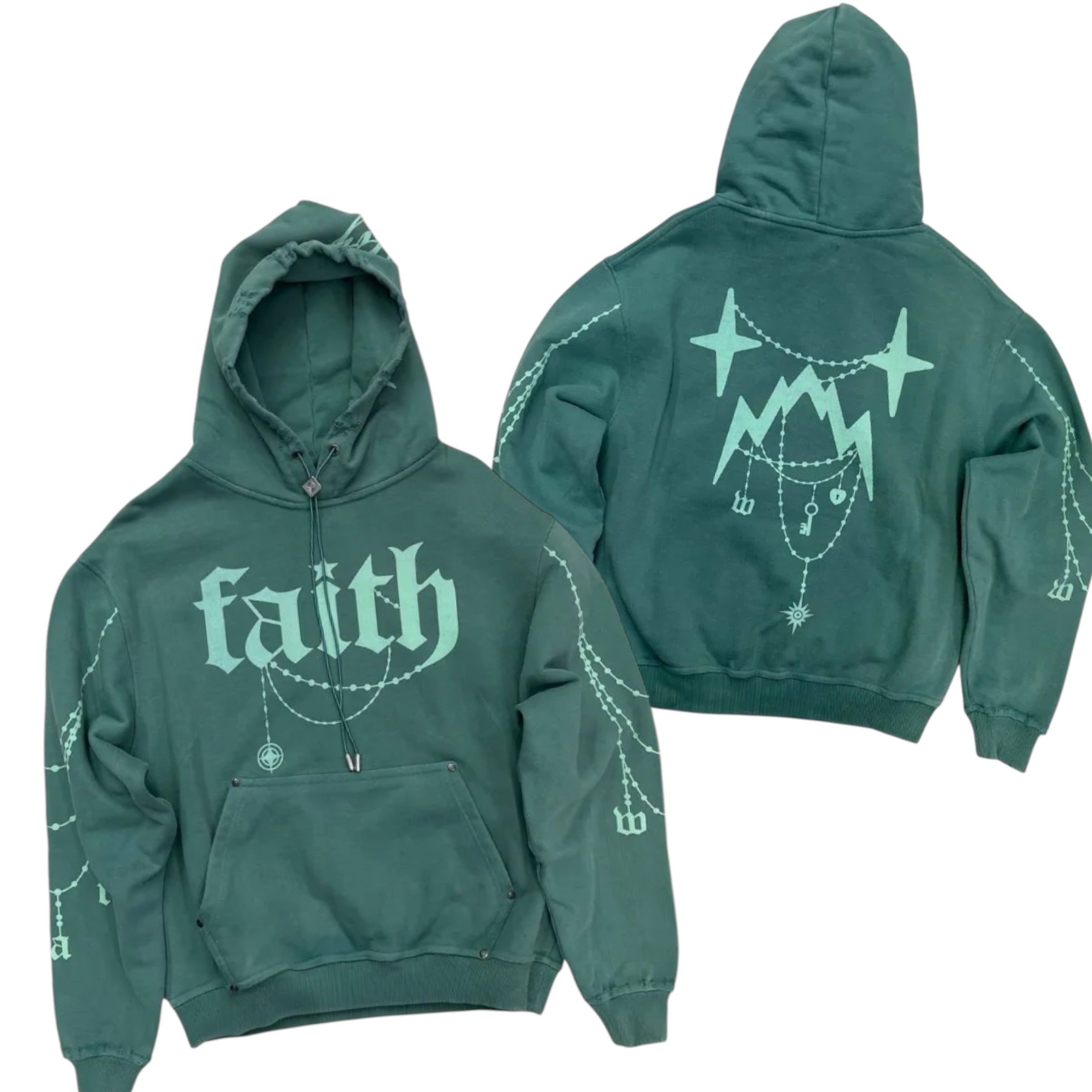 WRATHBOY - Faith Hoodie - Green - 052