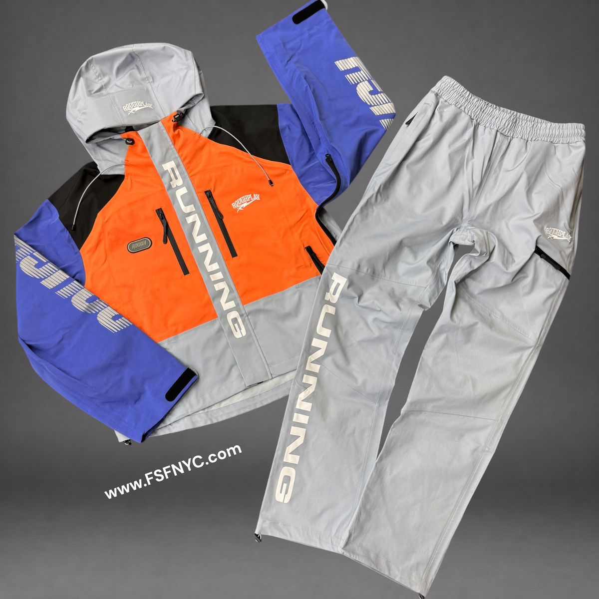 Rough Play - Water Resistance TrackSuit - Orange