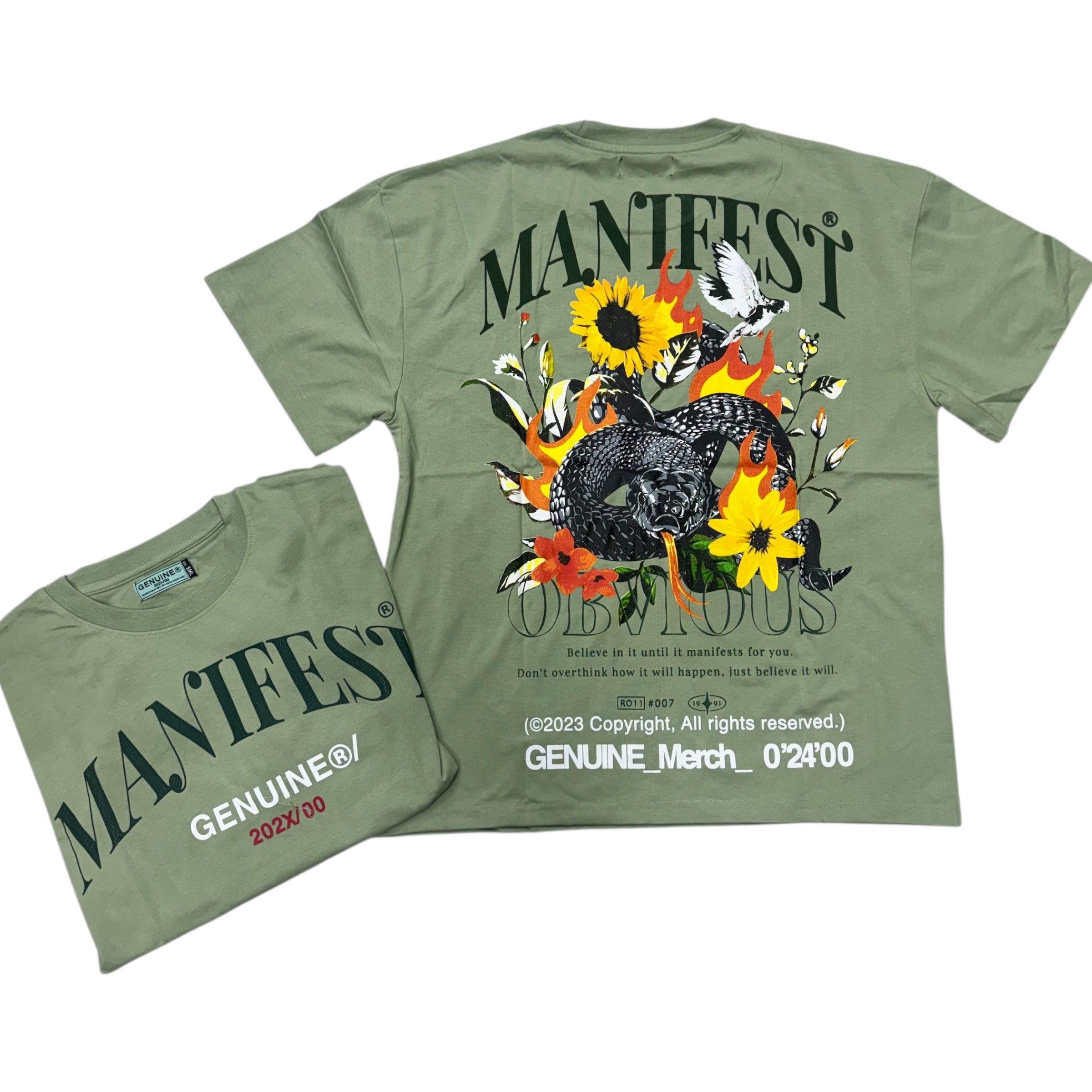Genuine Manifest T-Shirt Sage 6202
