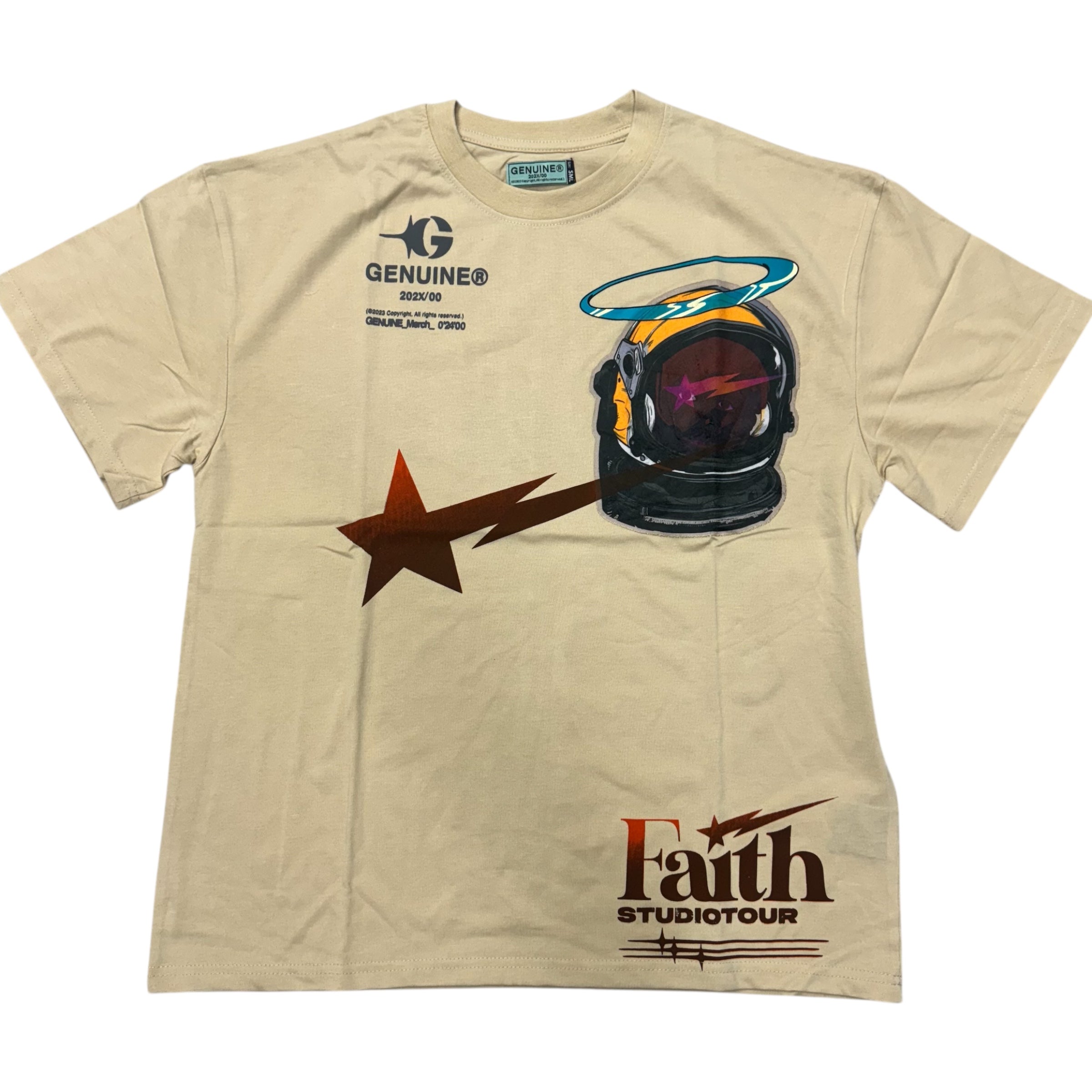 Genuine Faith T-Shirt Light Khaki 6203