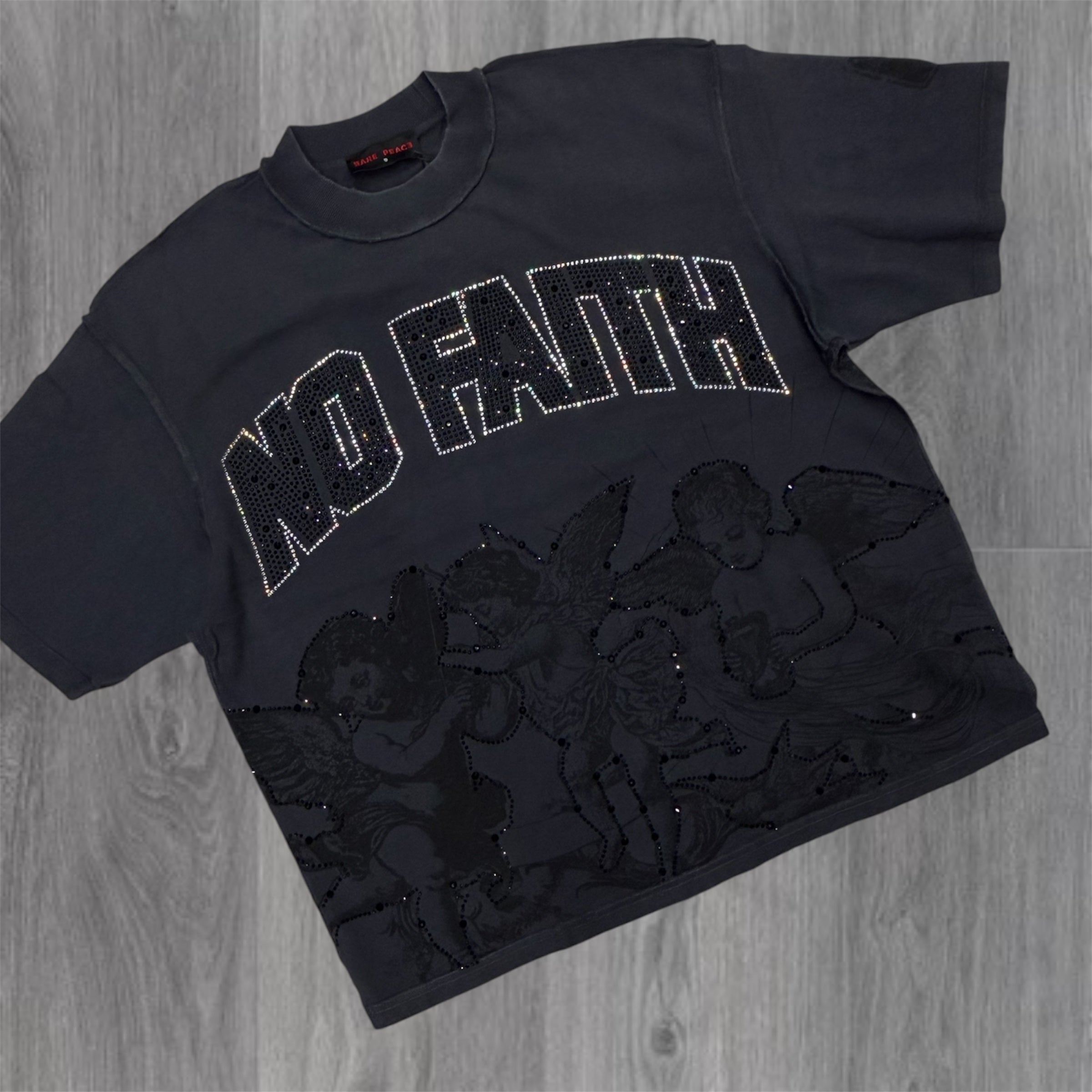 RP - No FaithOversize T-shirt - DK GREY - 6064
