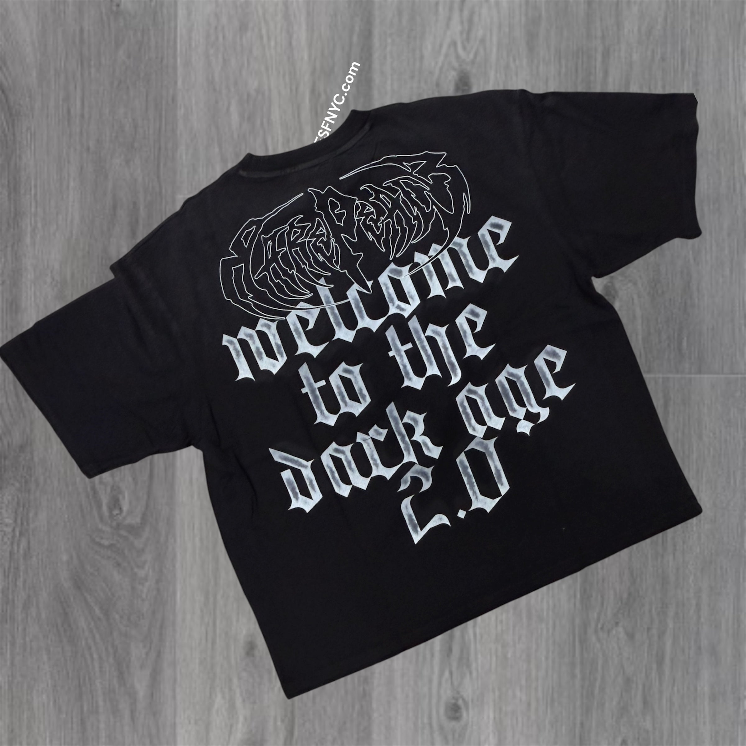 RP - Trust No One Oversize T-shirt - Black - 6084