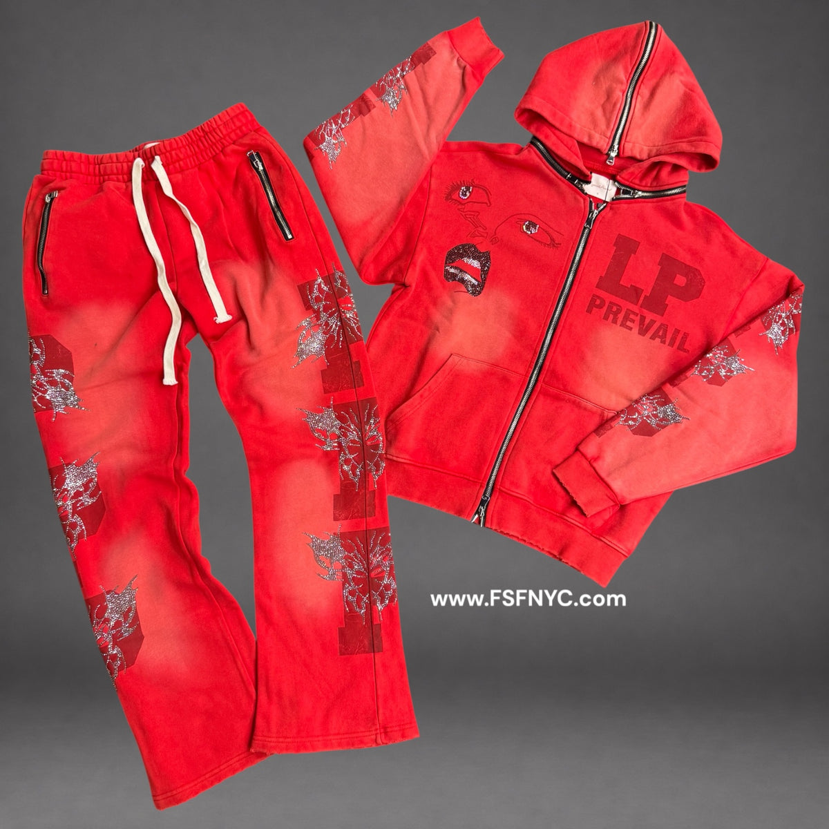 Prevail - Legends Sweat Suit - 112 Red