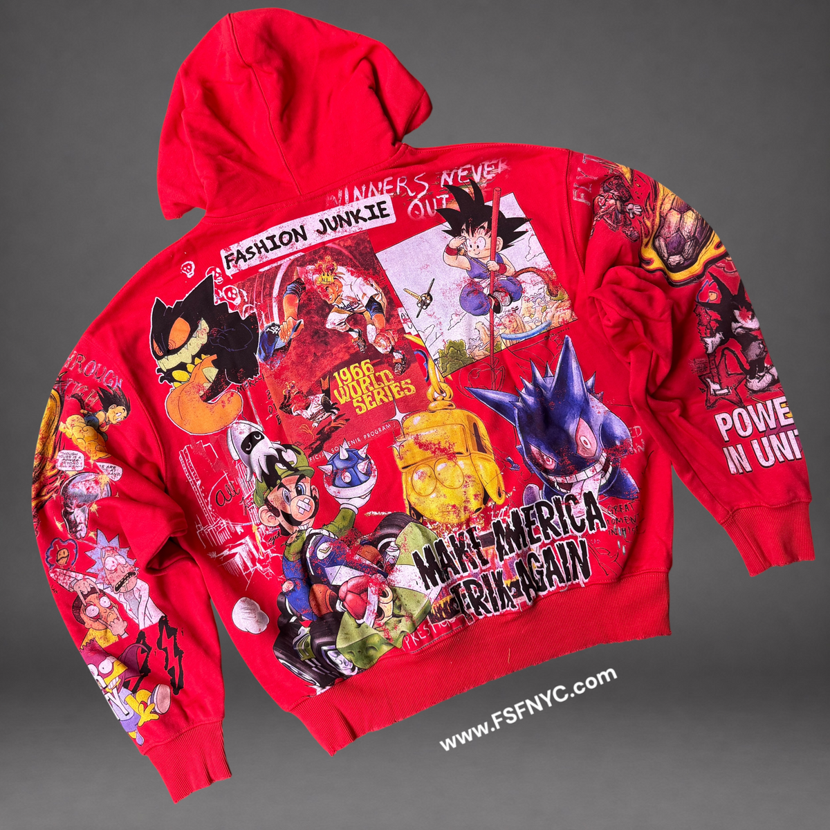 SYN - Unity Zip Up Hoodie - Red