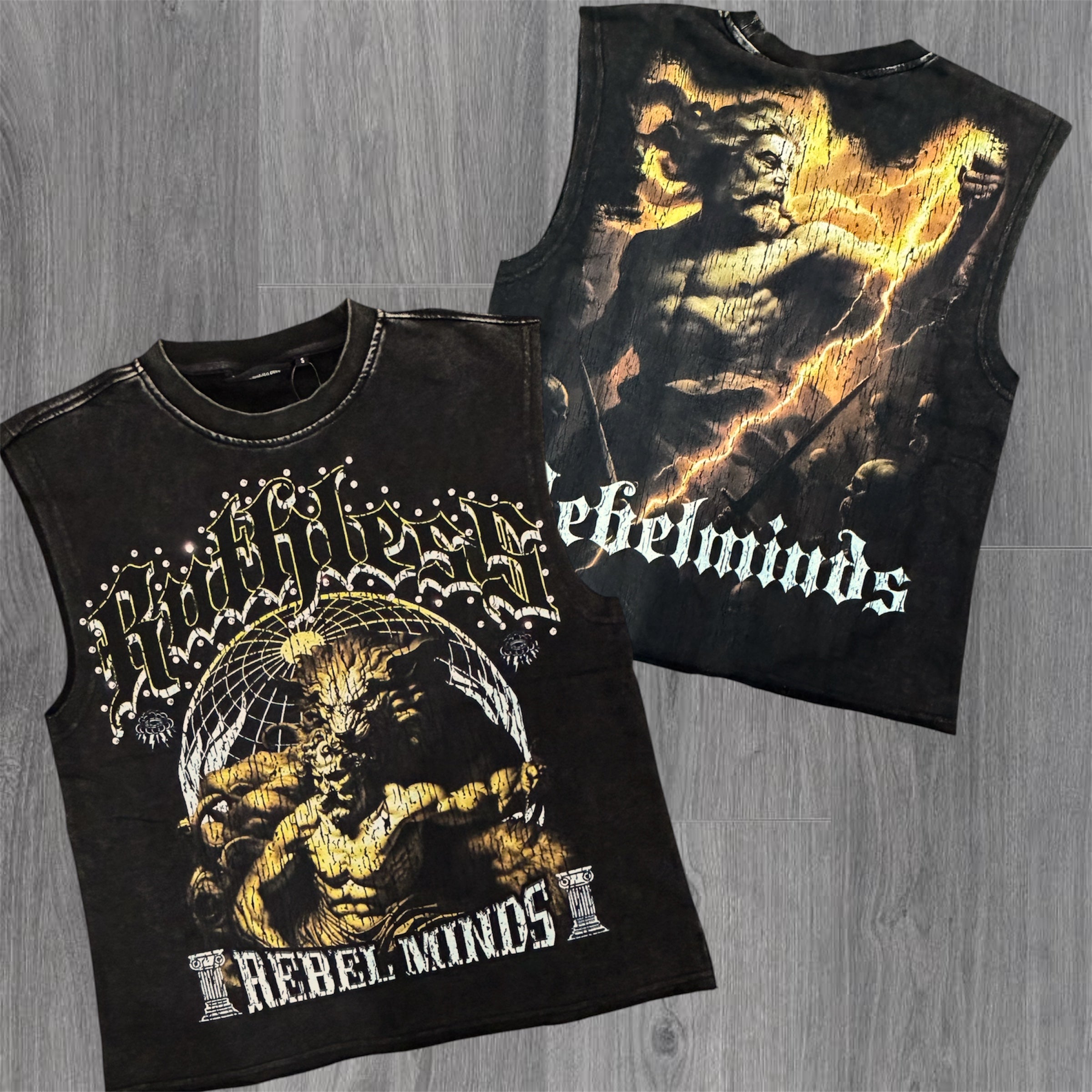 Ruthless Sleeveless Tee - Black - 11020