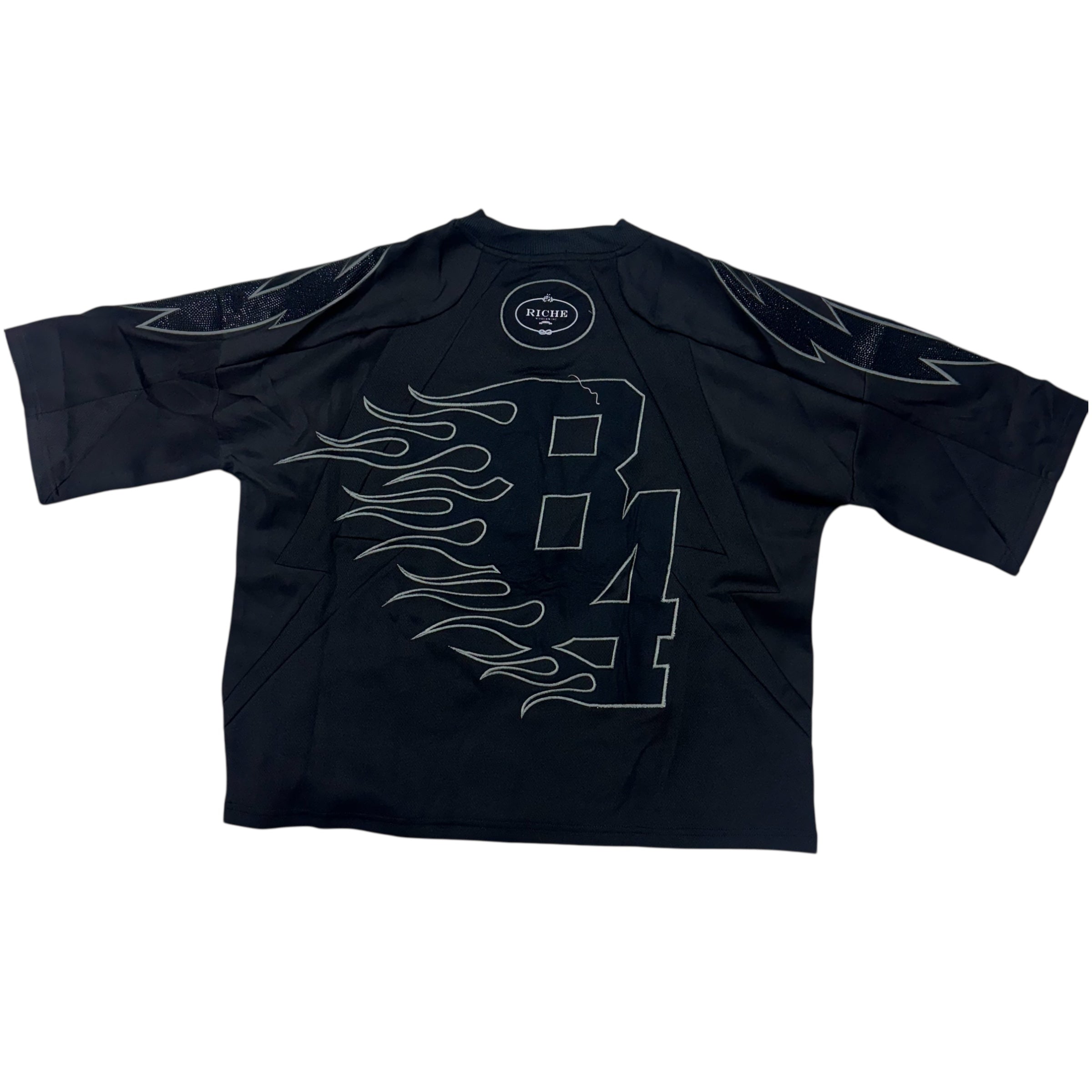 VR Rhinestone Pep Rally Jersey Black 1353