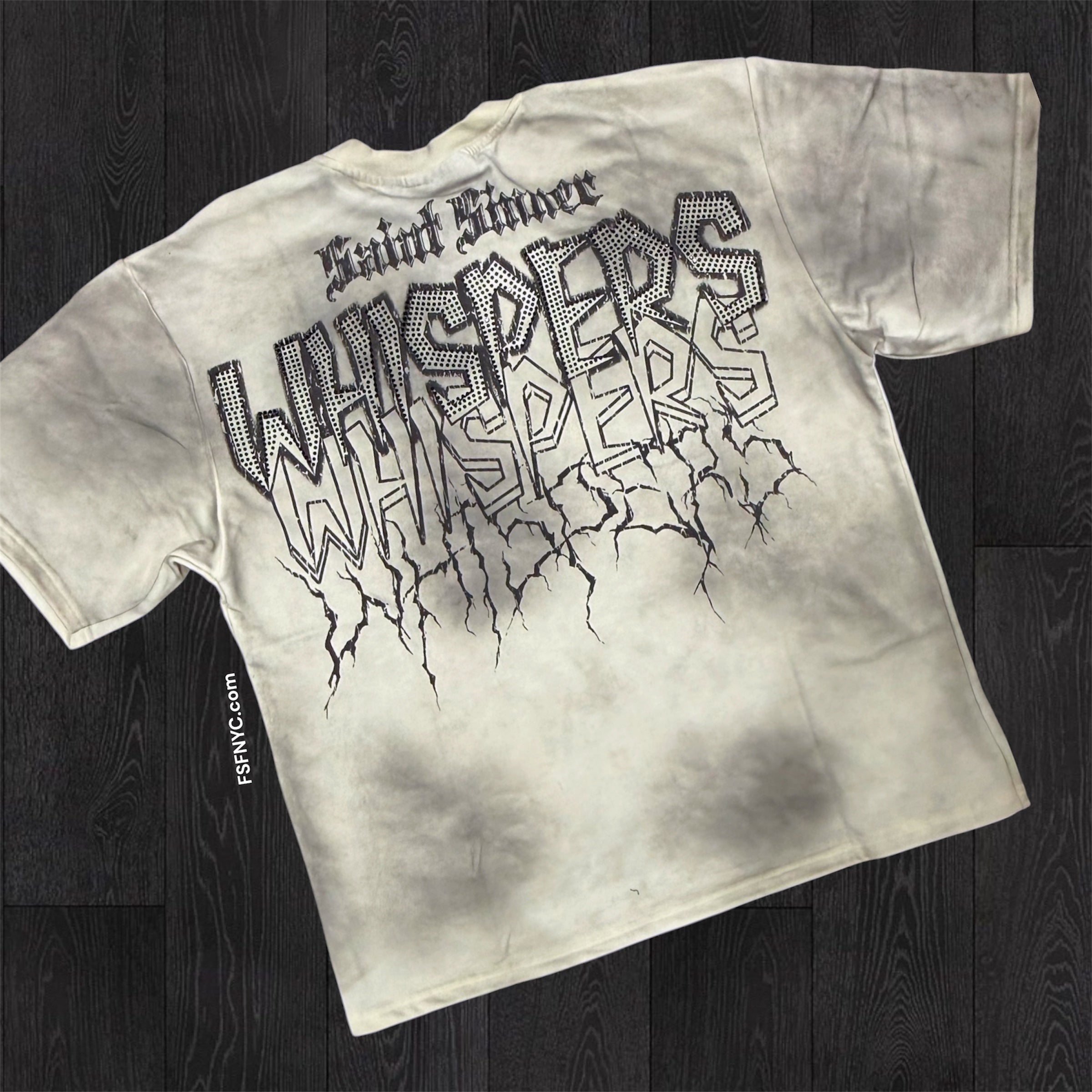 Whispers Crystal T-shirt - Cream - 11129