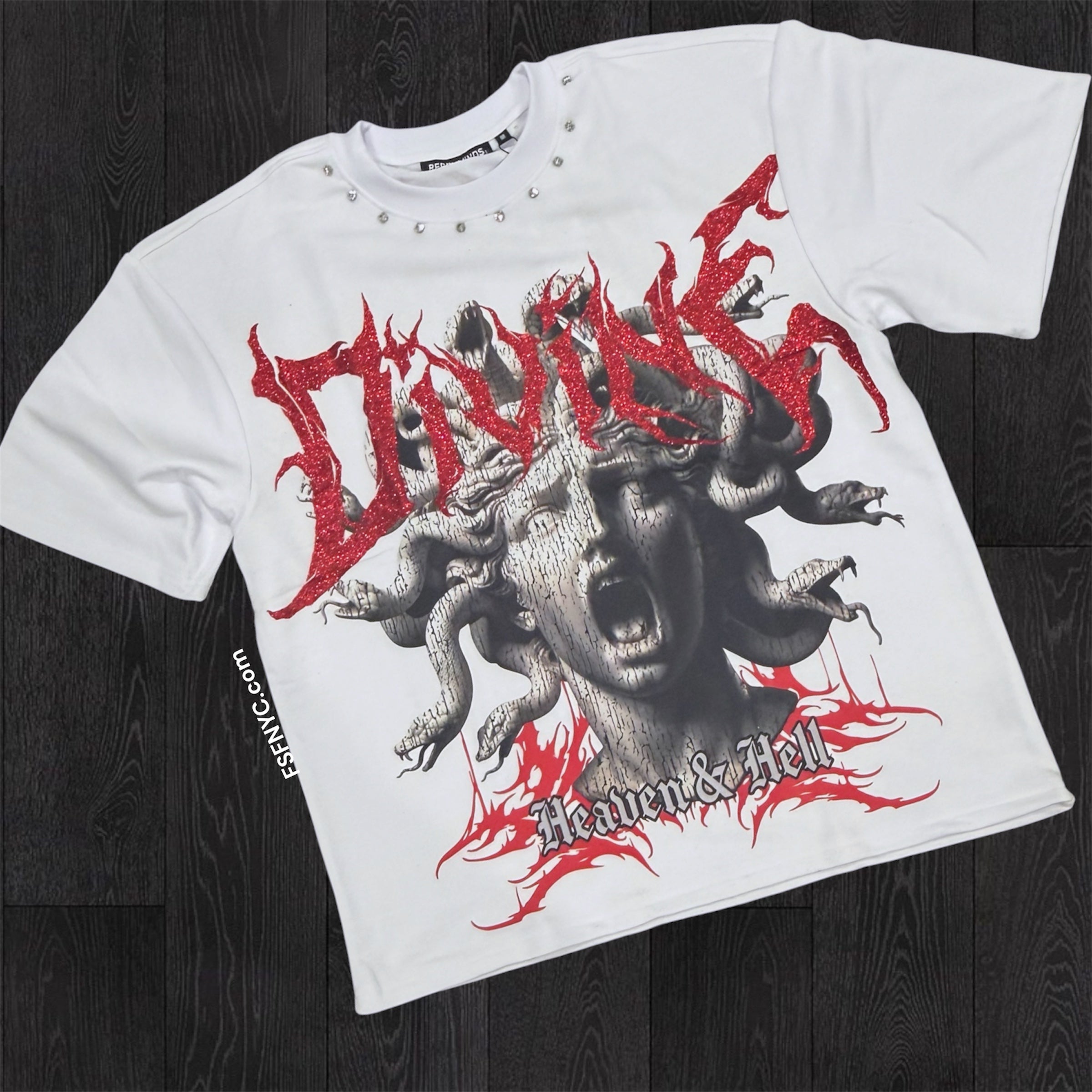 Divine Medusa T-shirt - White - 11131