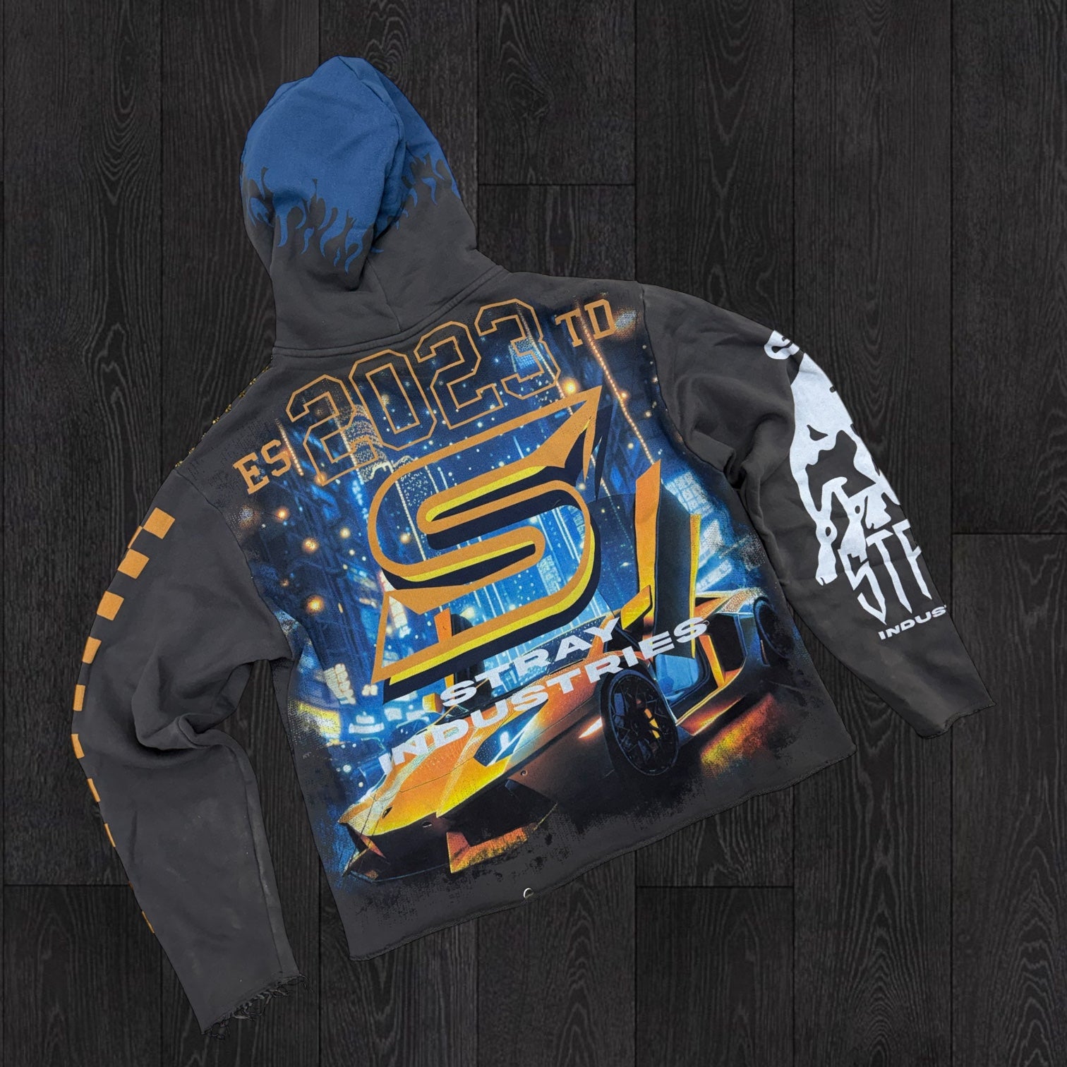 Stray - Speed Crystal Hoodie - Charcoal - 1603