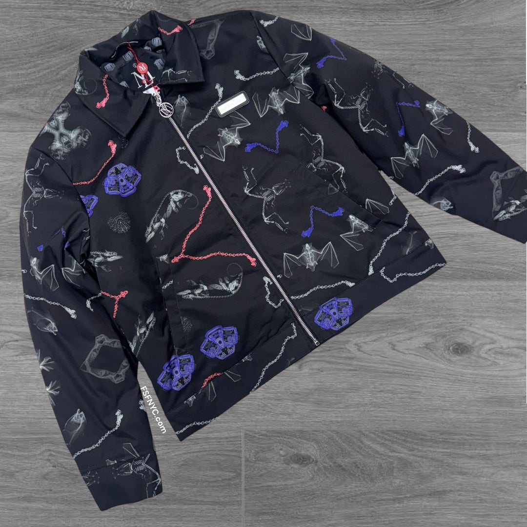 LM Graphic Bomber jacket Black lmj106