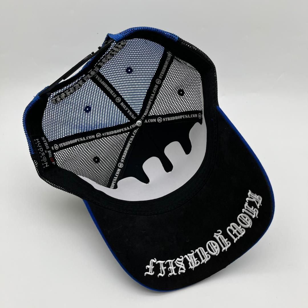 HDSN - Star 777 Trucker hat - Royal Blue V1