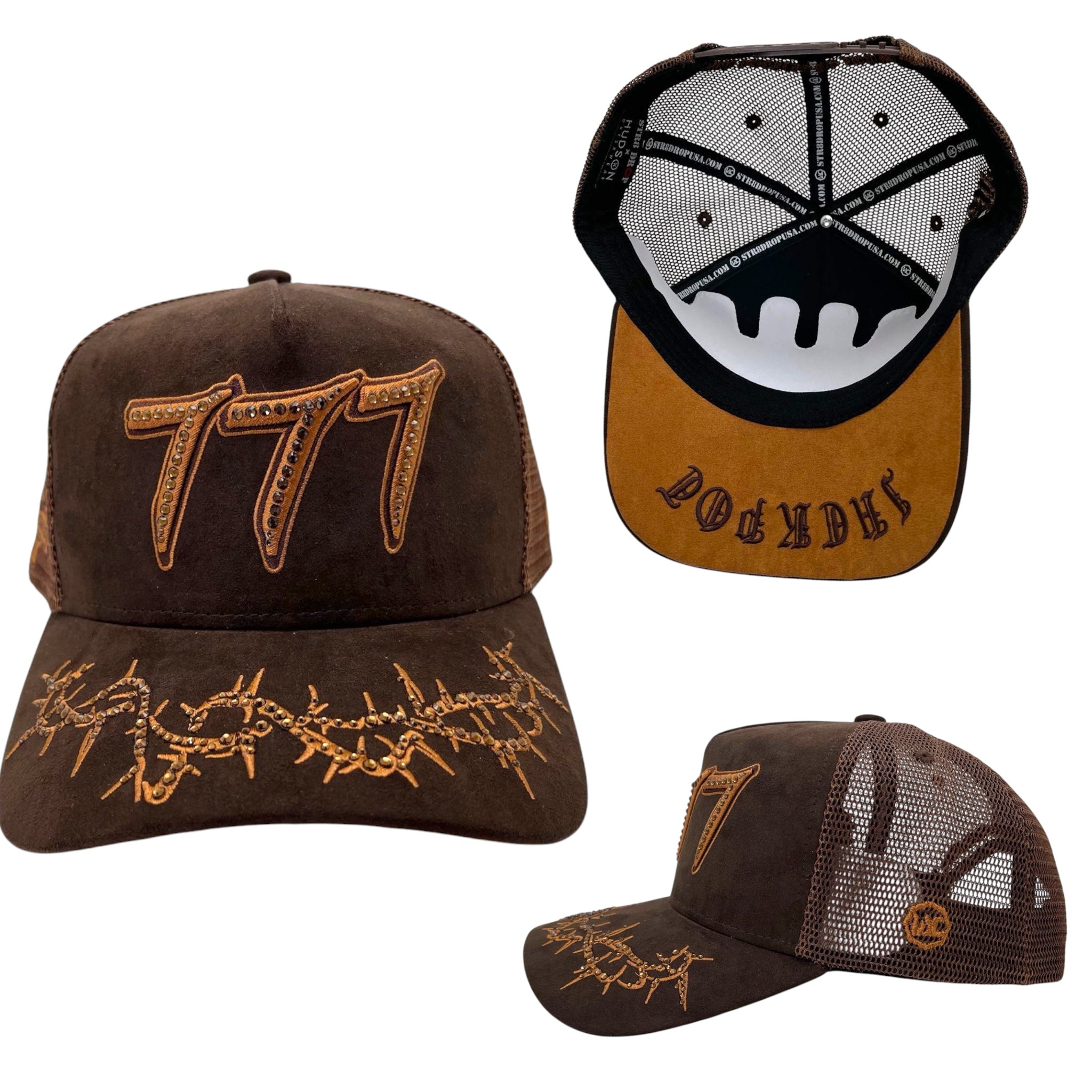 Hudson - “Chains” 777 Trucker hat - Brown V2