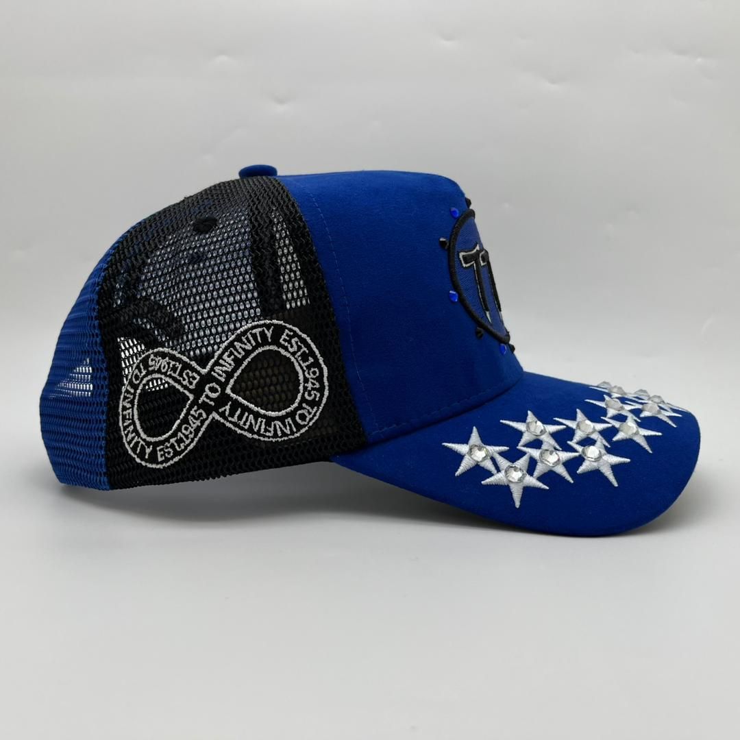 HDSN - Star 777 Trucker hat - Royal Blue V1