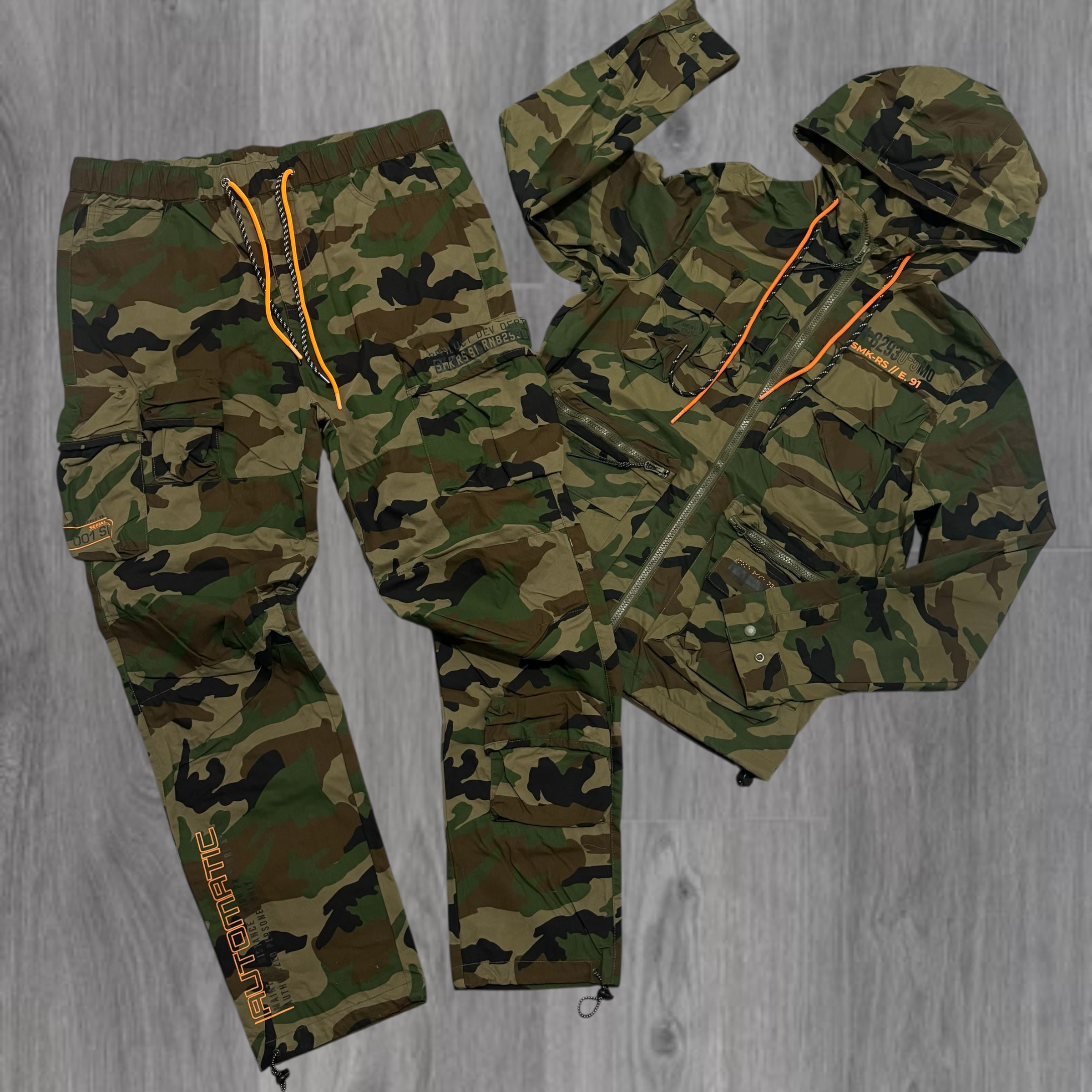 Rise - SET - Utility Nylon Set - wood camo -