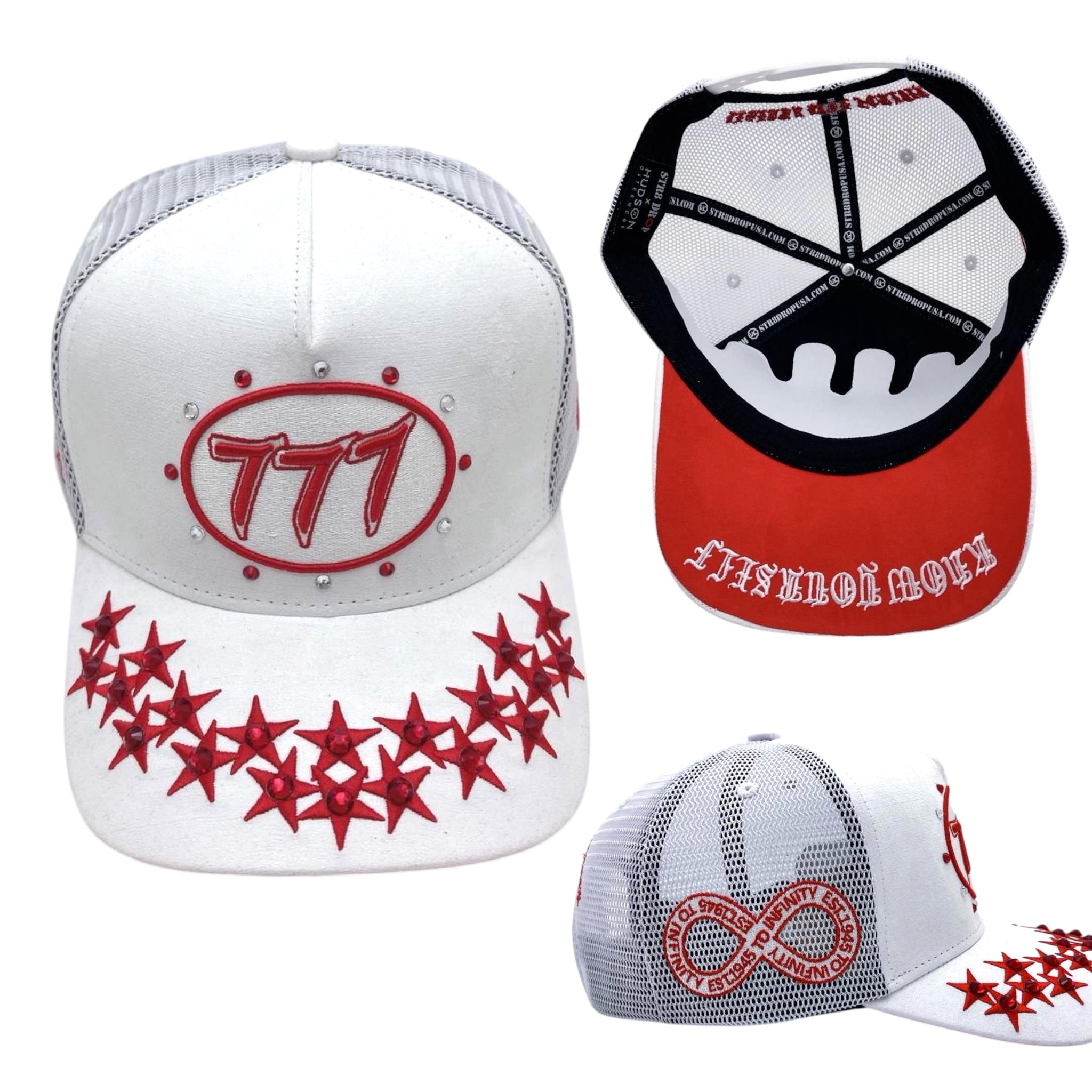 Hudson - “Stars” 777Trucker hat - White V1