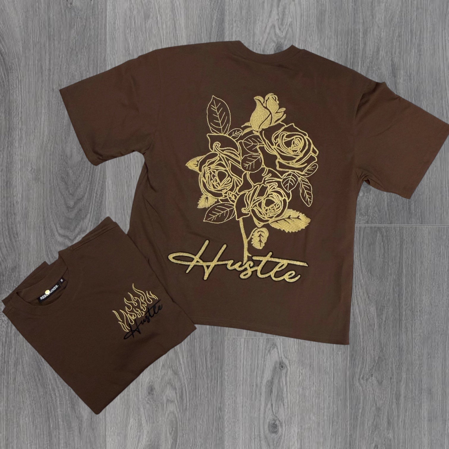 Rebel - Flame T-shirt - Brown - 122