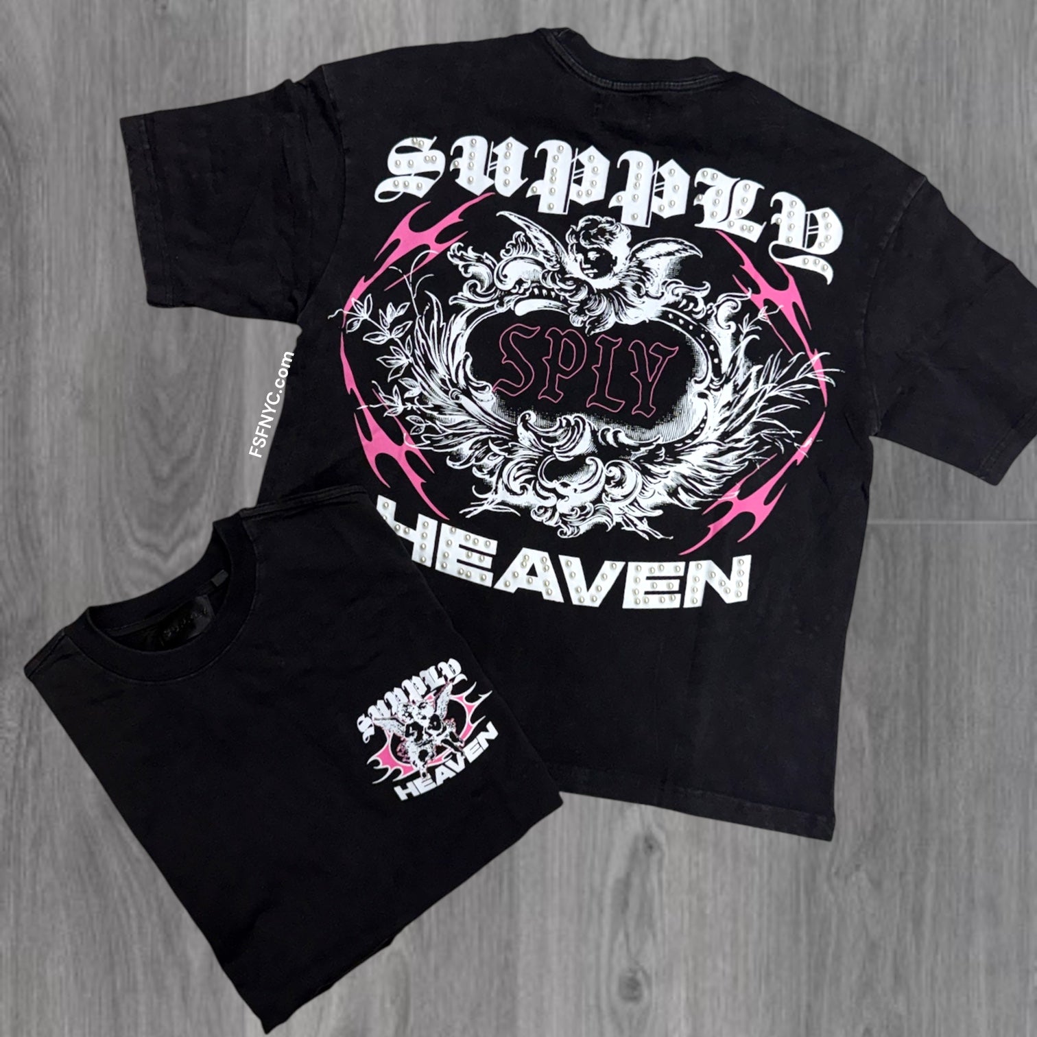 Supply - Heaven T-shirt - Black - 2534