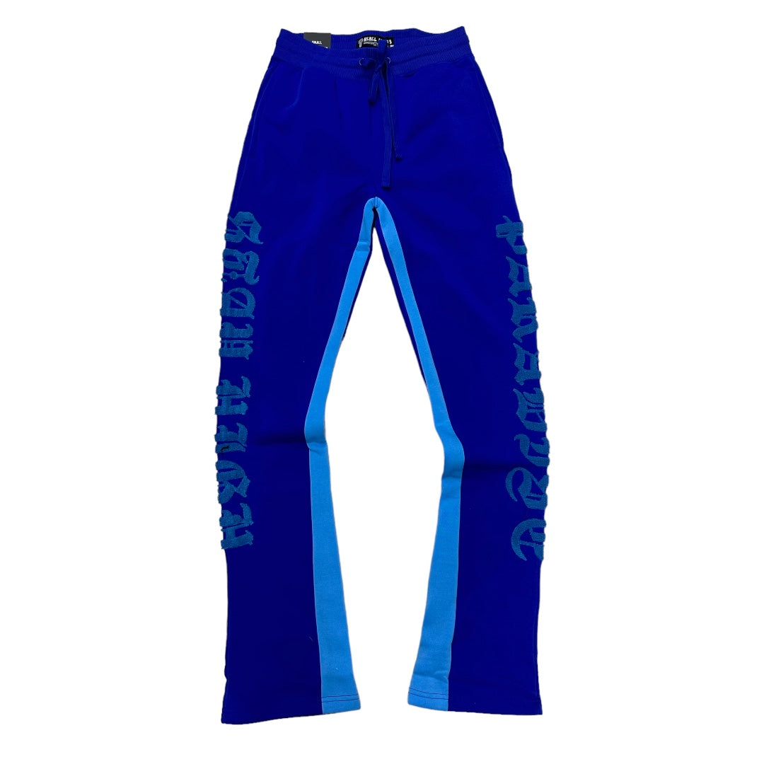 Rebel stay high Stacked Sweat Pants Royal 498