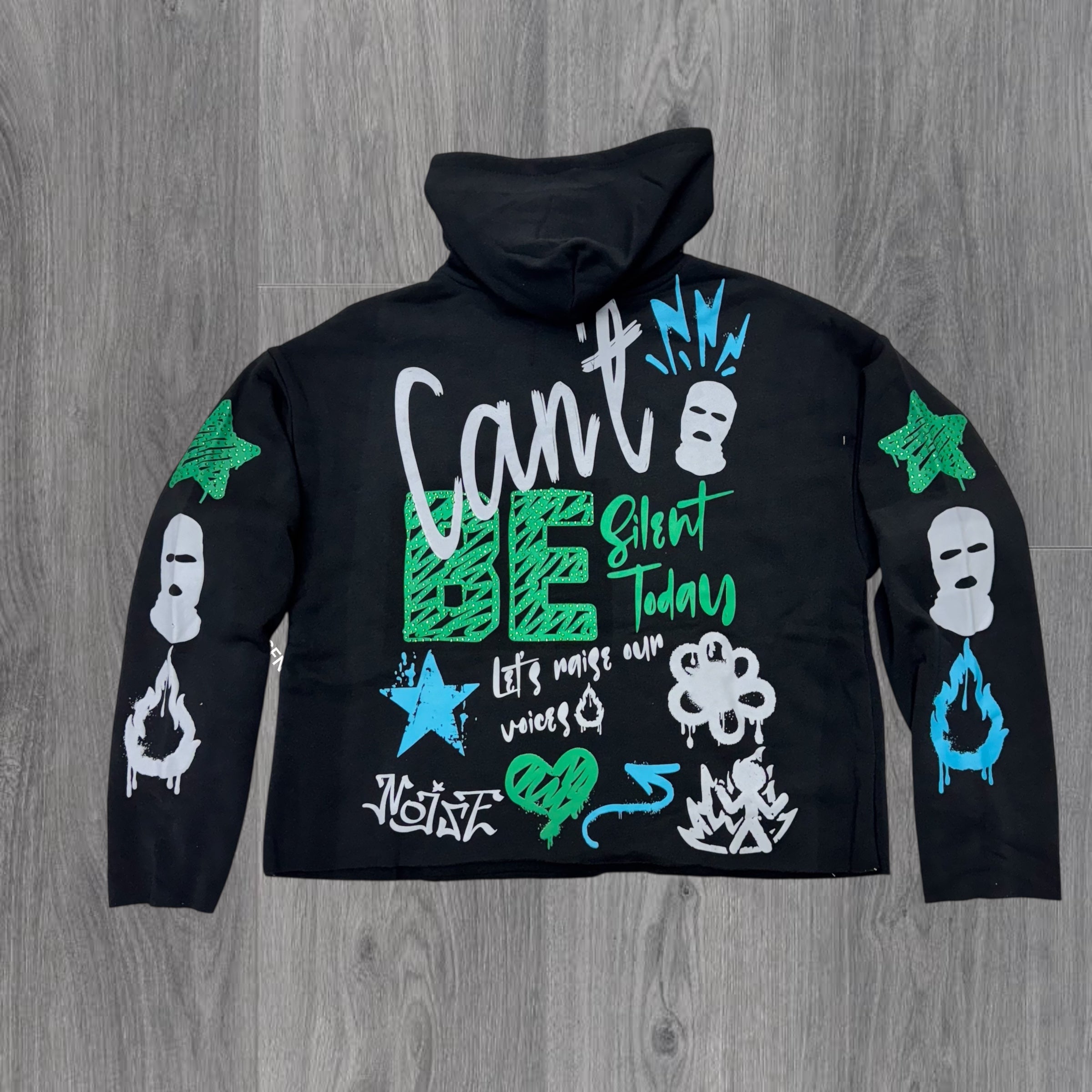 Rebel - Stacked Can’t Be Sweat Suit - Black - 317 417