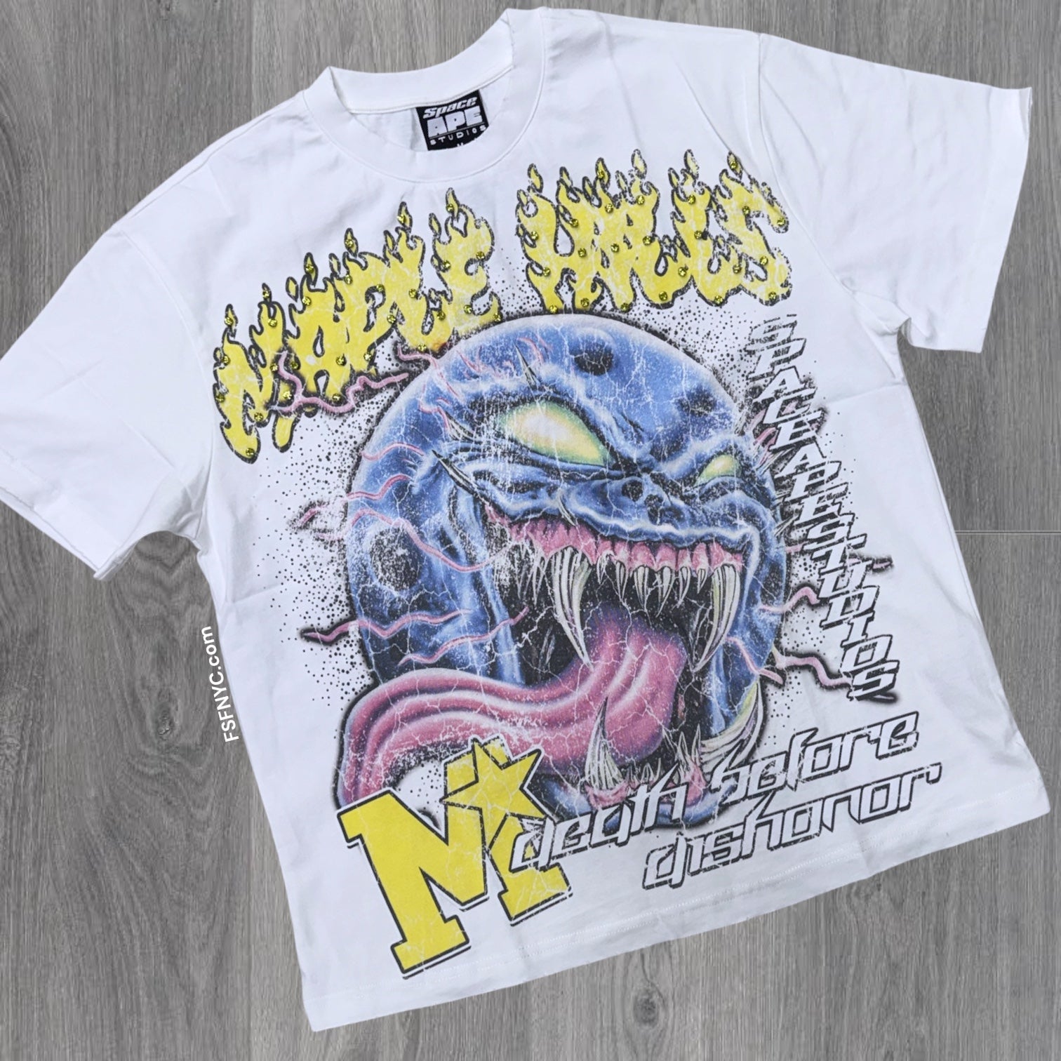 Space - No Dishonor T-shirt - White - TS09 -
