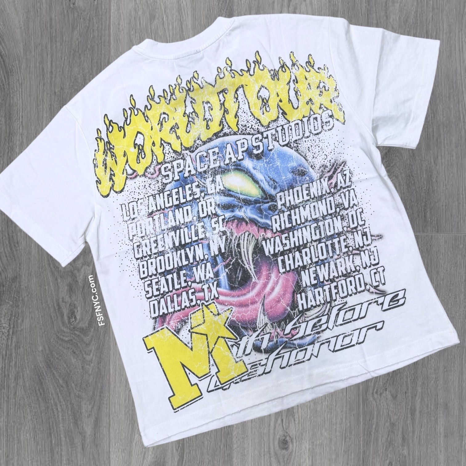Space - No Dishonor T-shirt - White - TS09 -