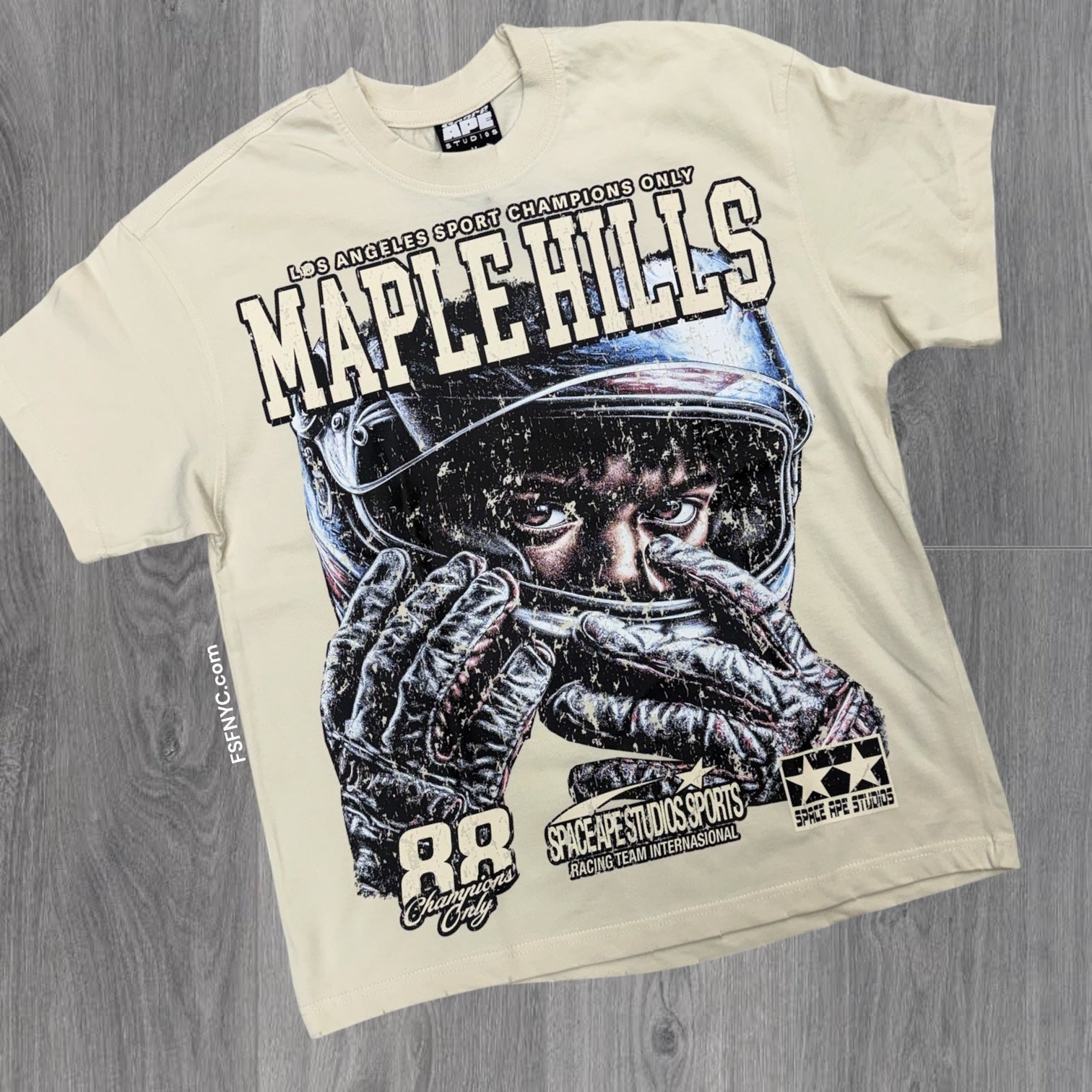 Space - Champion T-shirt - Natural- TS13