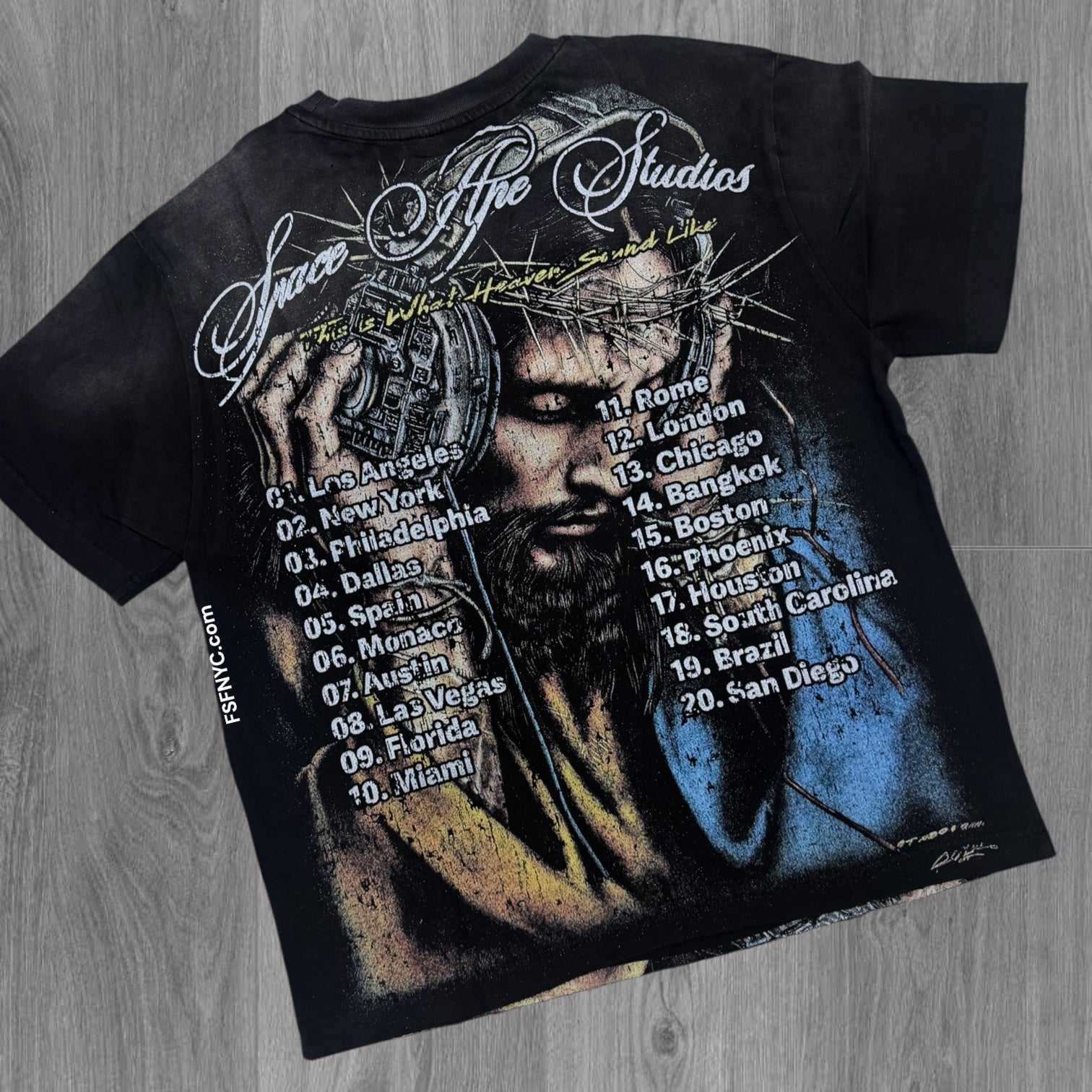 Space - Concert T-shirt - Black - TS05 -