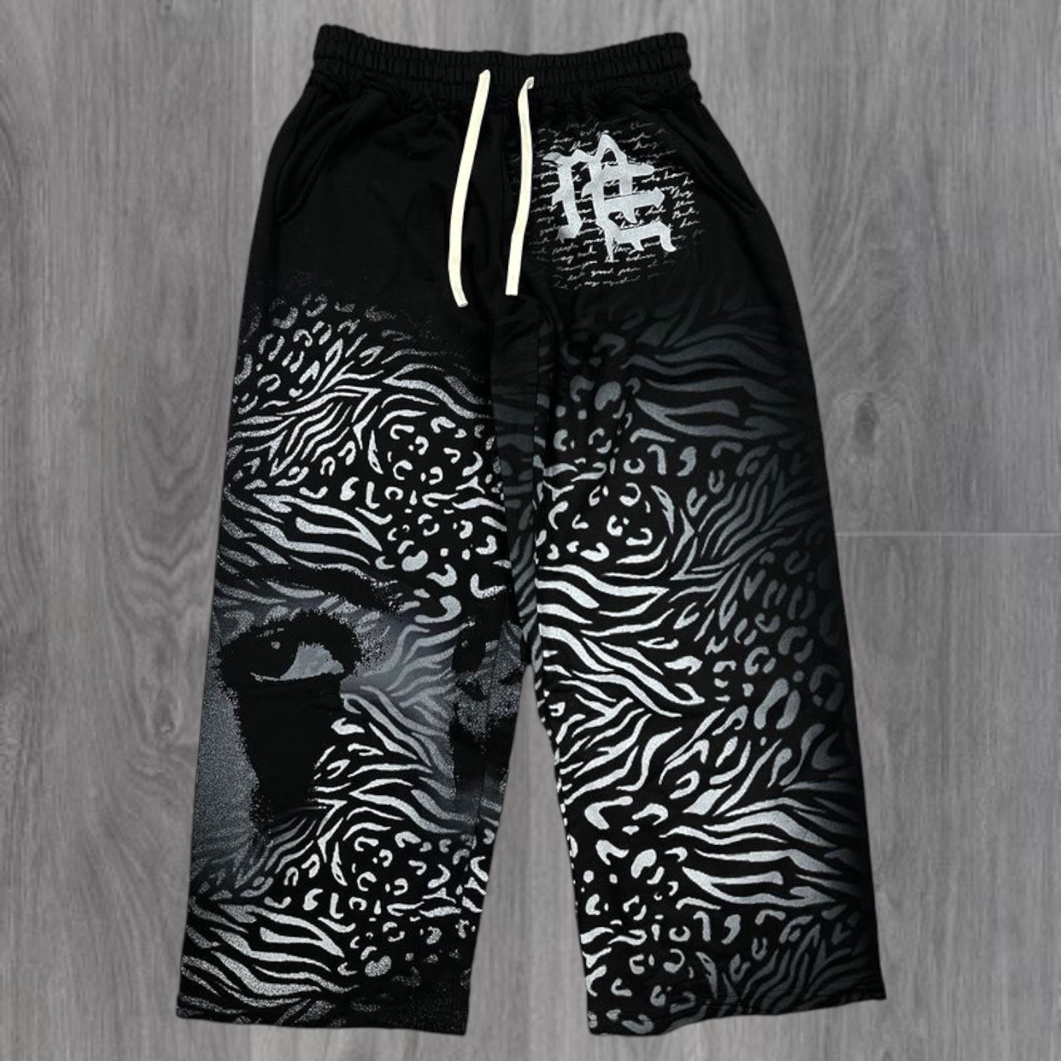 Mixed Emotion - Flare Sweat Pants- Black