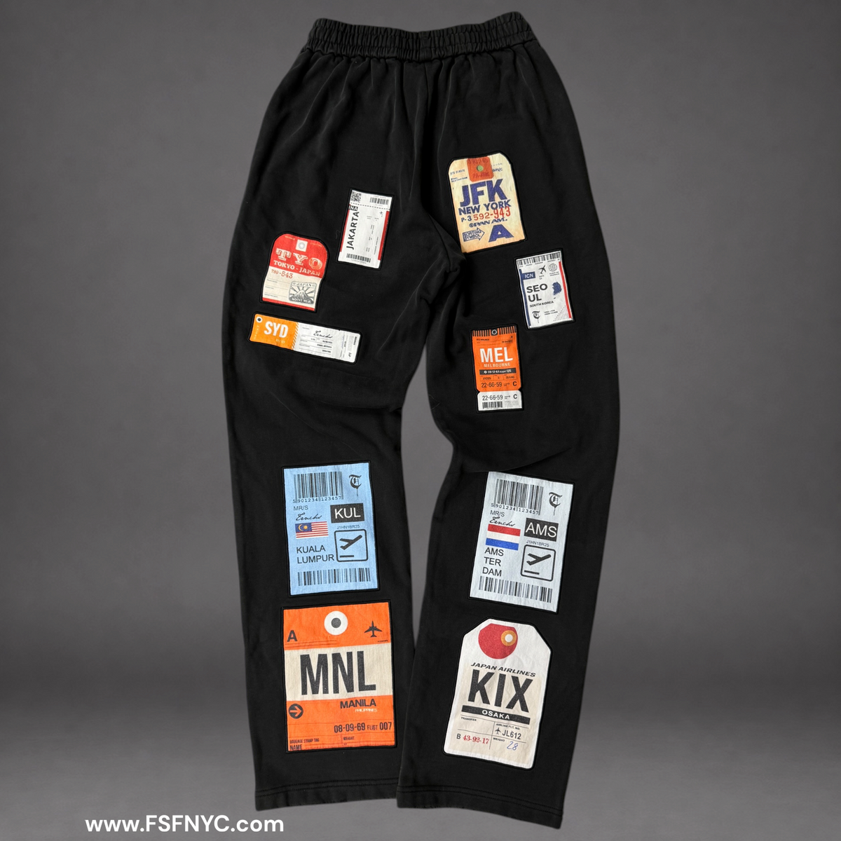 TRNCHS - AirMail SweatPants - Black