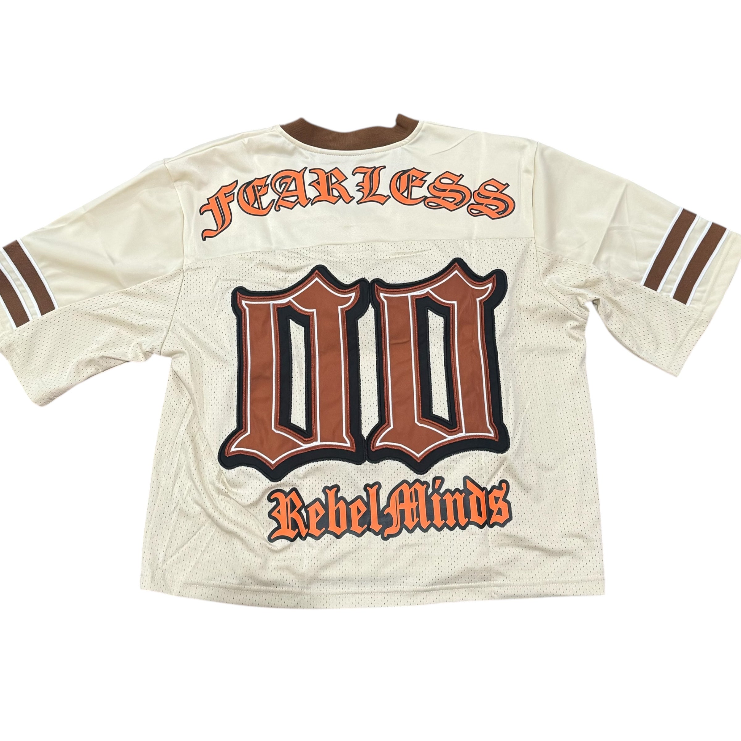Rebel Fearless Football Short-Cut Jersey Cream 154 954 M