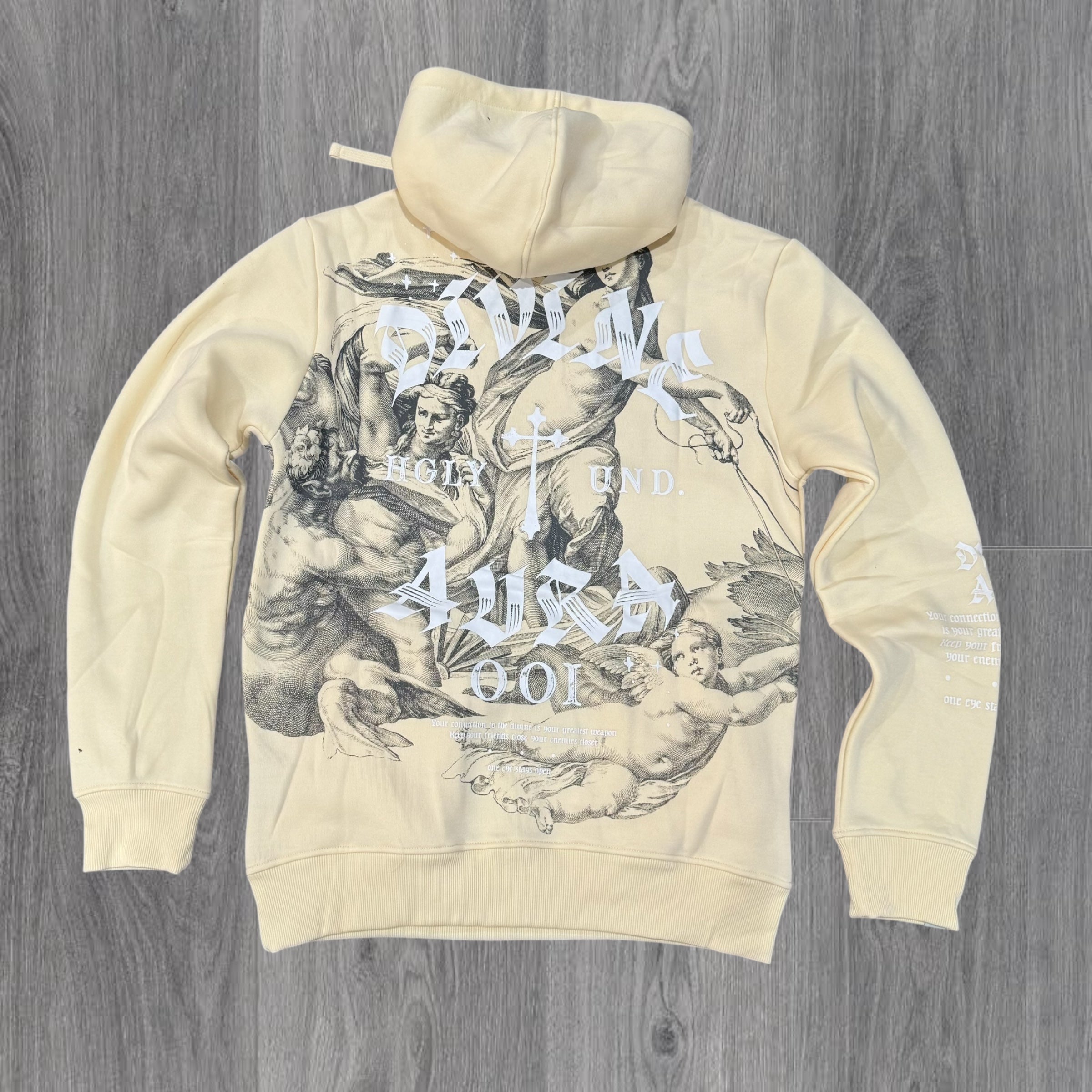 UNDRTD - Stacked Divine Aura Sweat Suit - Ivory - 5603 5203