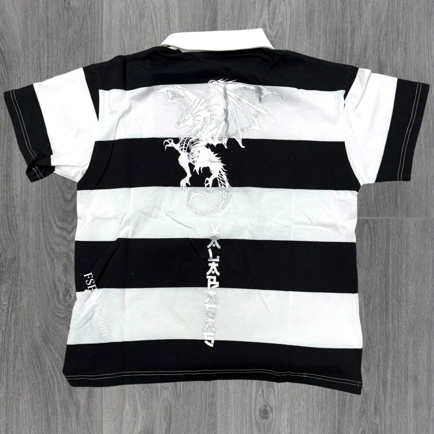 Valabasas - Kaiju Tuski Polo - Blk/white - 1003
