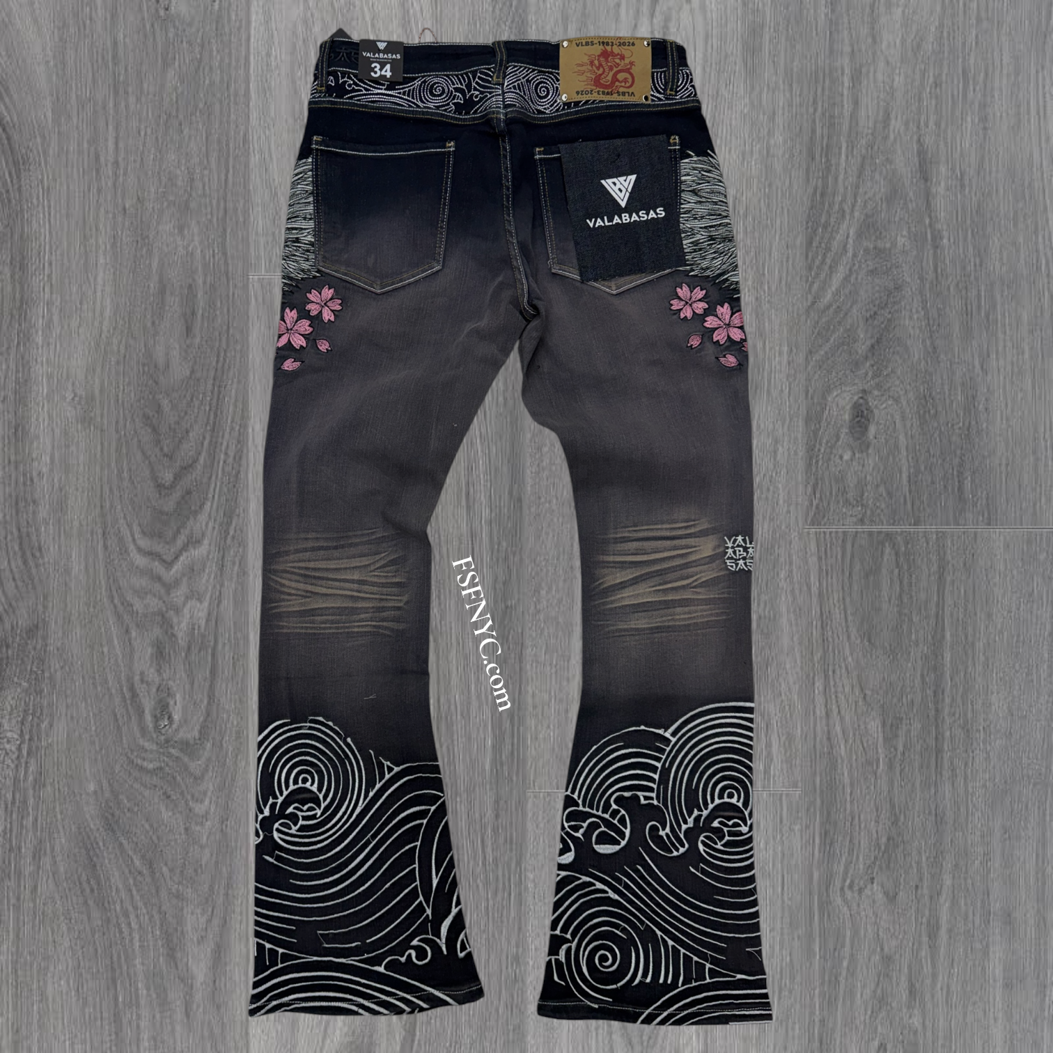 Valabasas - Stacked Tenka Denim - Grey - 1127