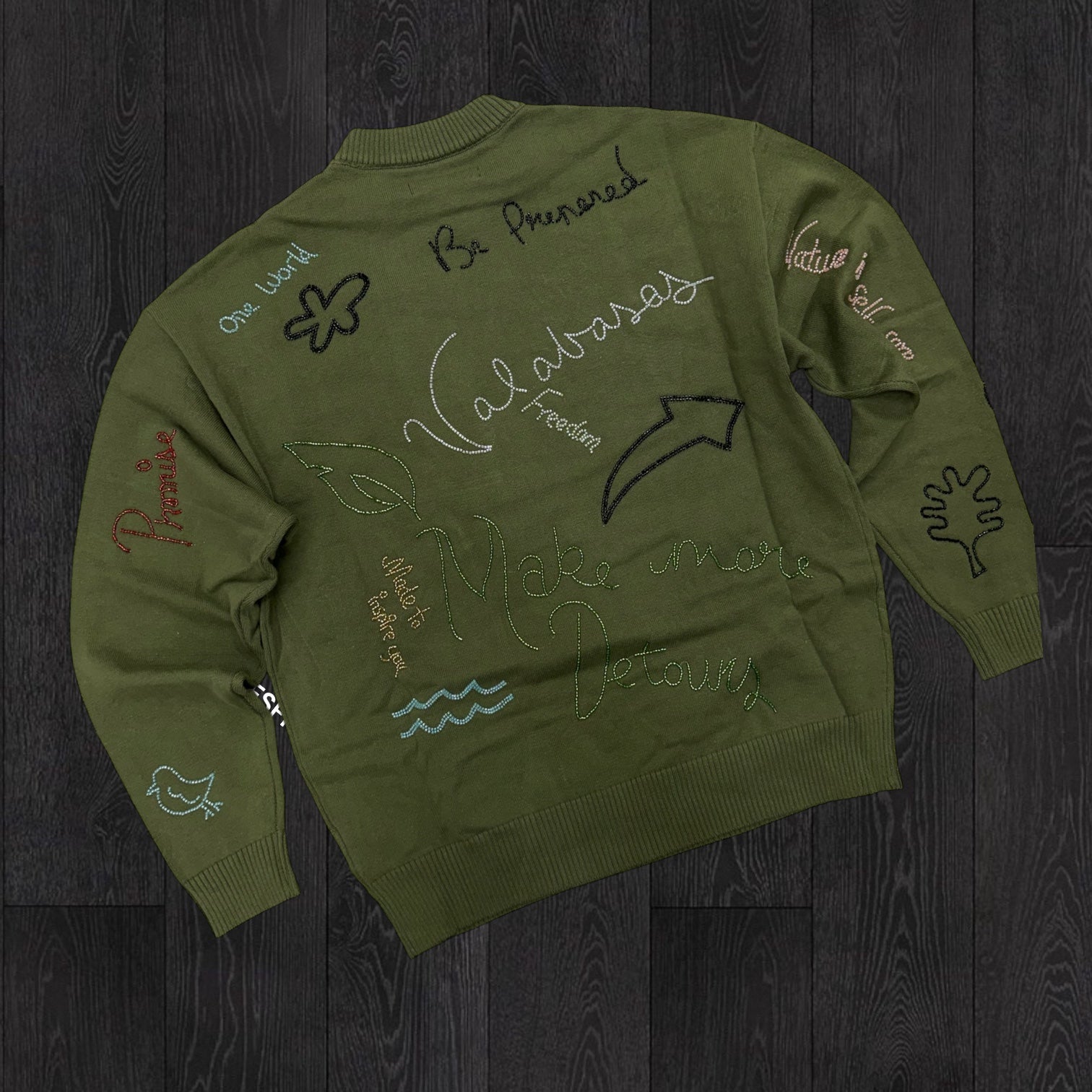 Valabasas - Ignition Crew Sweater - Green - 1019