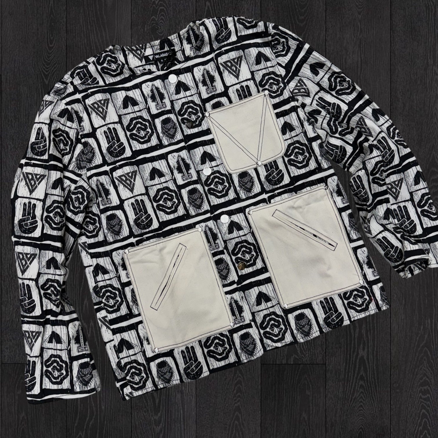 Valabasas- Outpost Jean Jacker - Black Cream - 1006