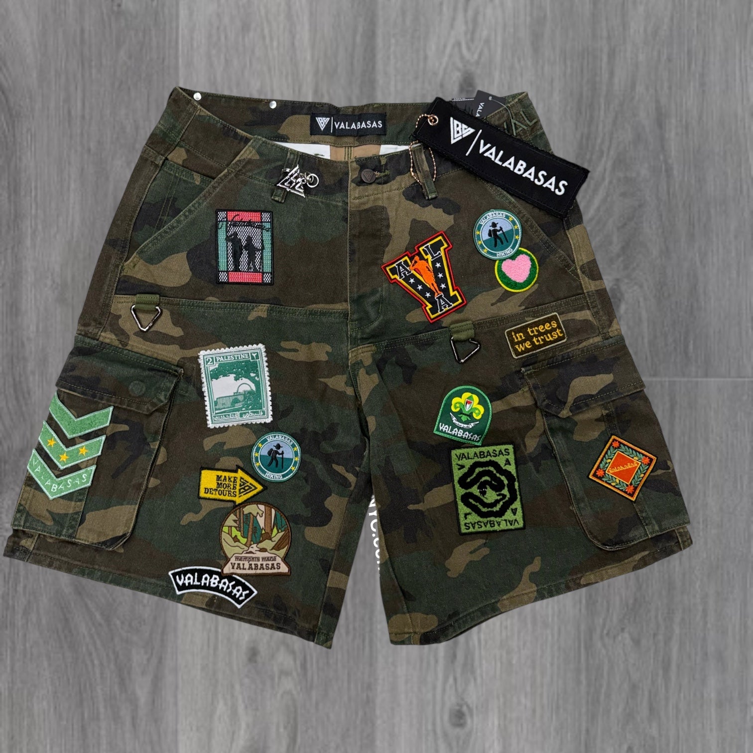 Valabasas- District Cargo Denim - Camo - 1032