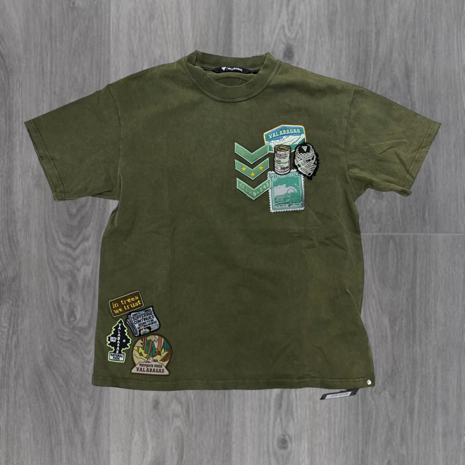 Valabasas - Nomad T-shirt - Dk Green - 1078