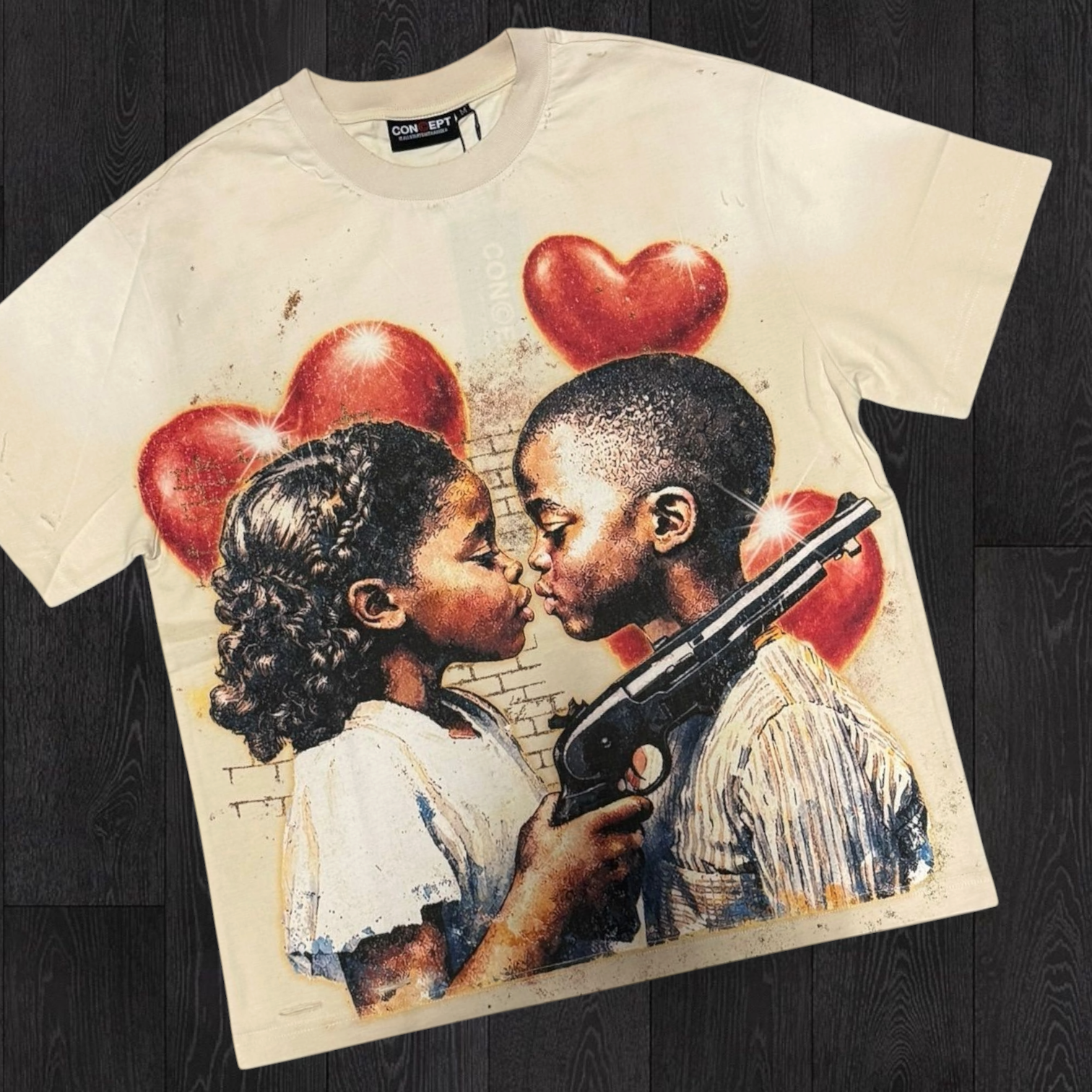 Con - All Love T-shirt - Cream - 3
