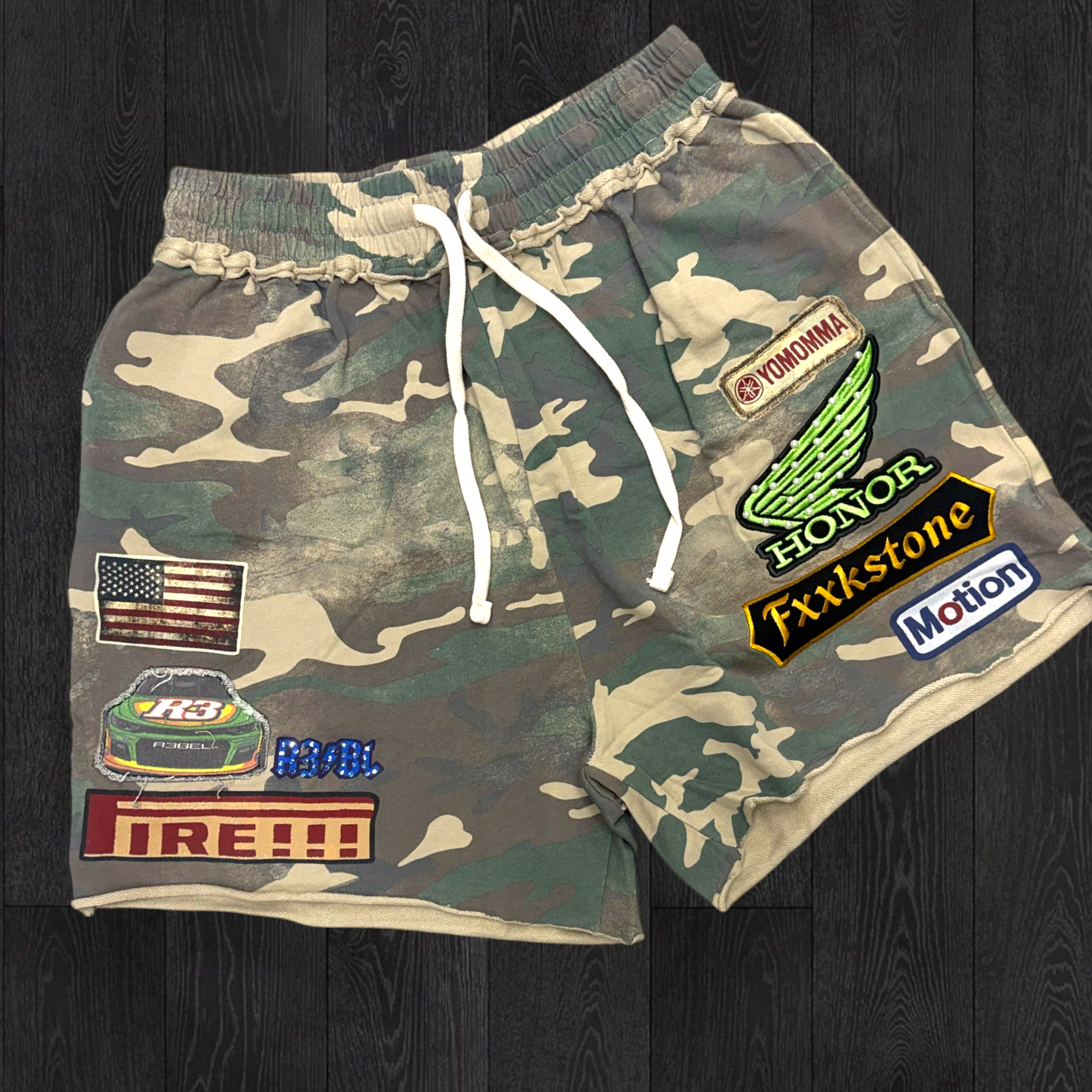 Rebel - Woodland Sweat Shorts - 31918