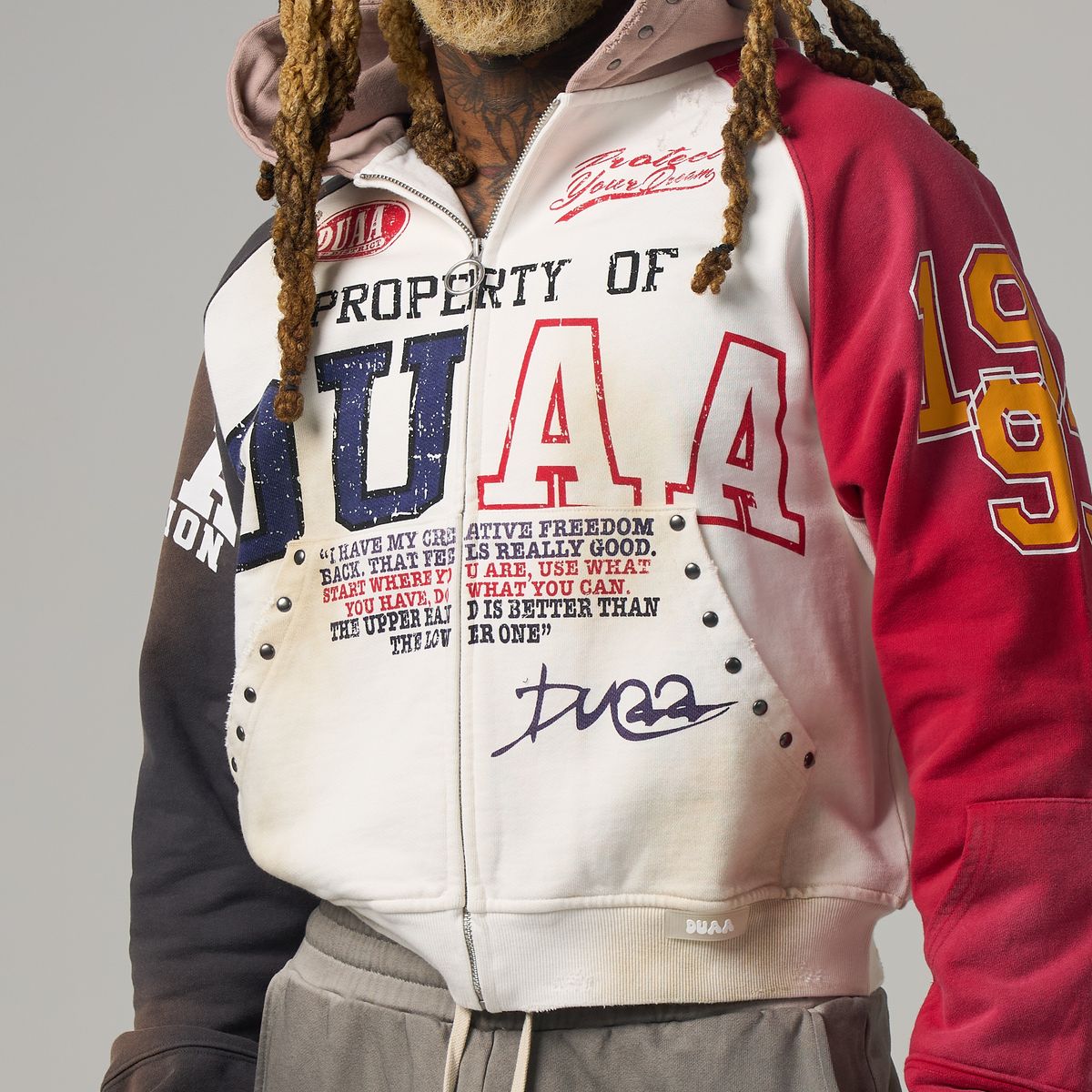 DUAA - Earth Hoodie - White