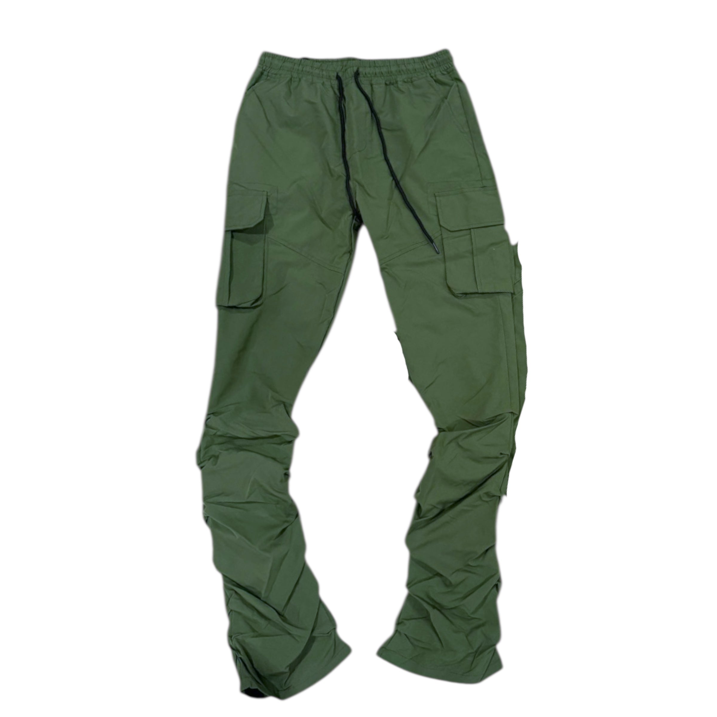 Rebel - STACKED NYLON CARGO PANT (OLIVE) 422 522