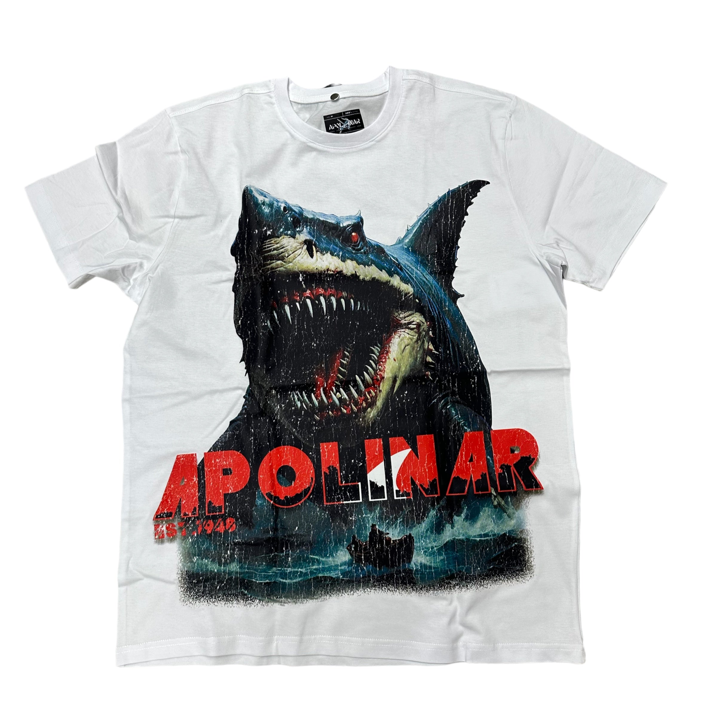 Apo Shark T-shirt white